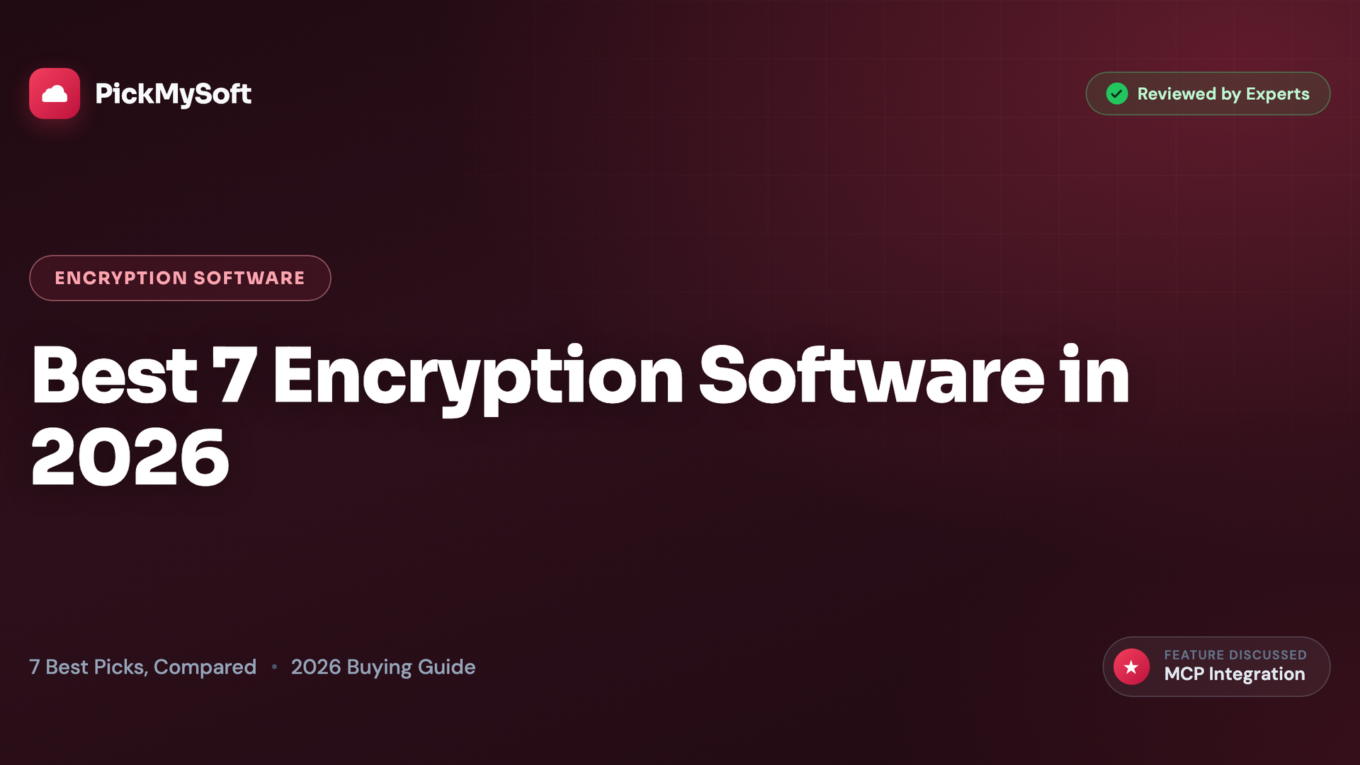 Best 7 Encryption Software in 2026