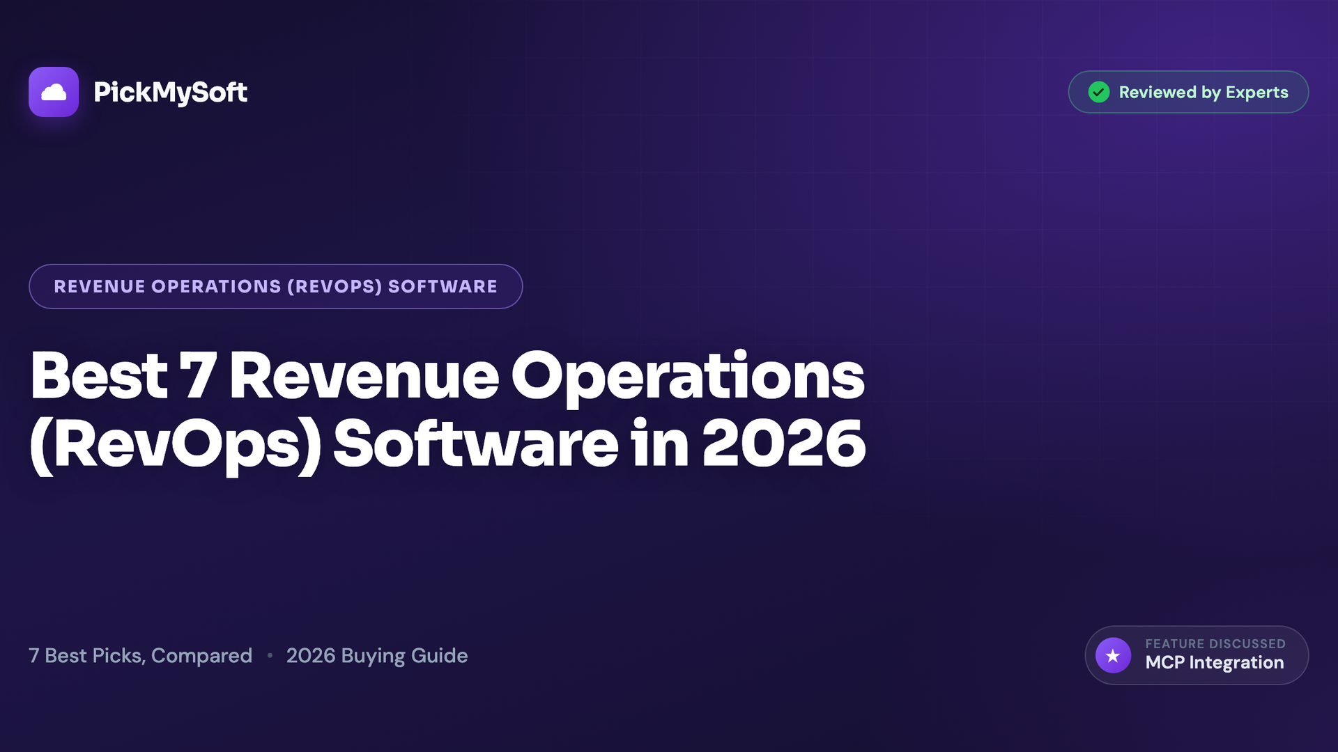 Best 7 Revenue Operations (RevOps) Software in 2026