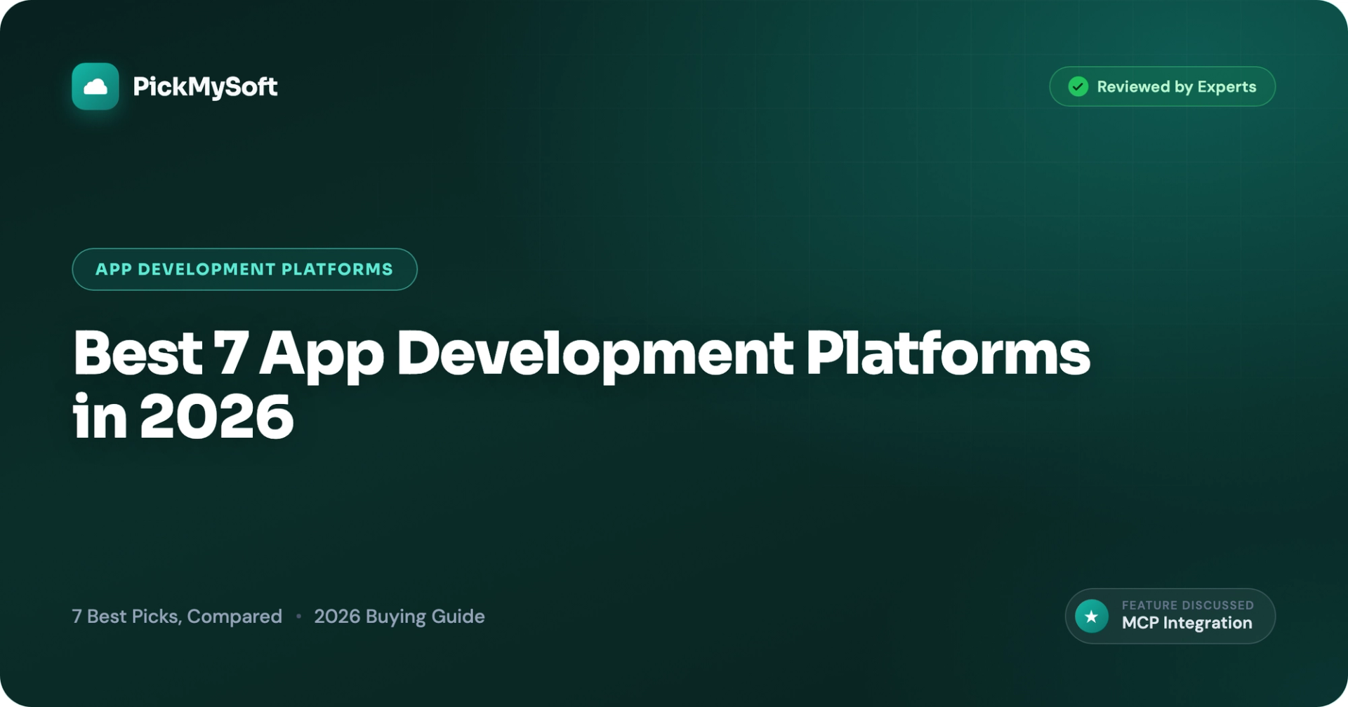 Best 7 App Development Platforms in 2026