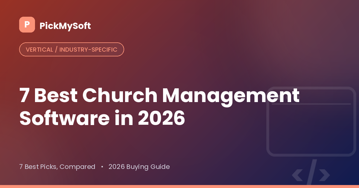 Best Church Management Software