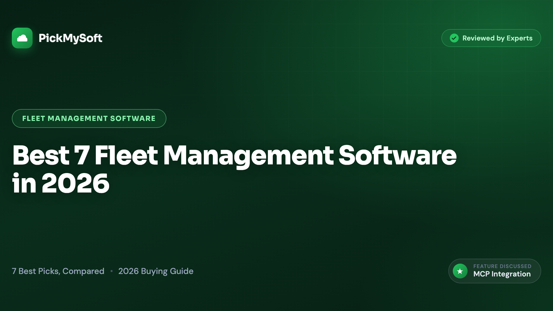 Best 7 Fleet Management Software in 2026