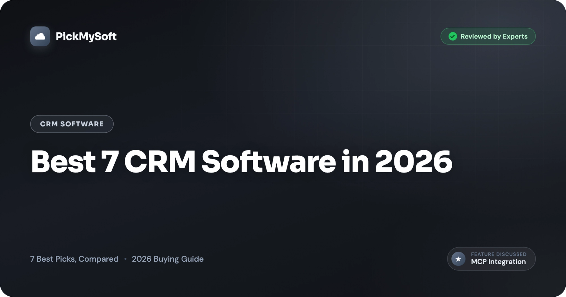 Best 7 CRM Software in 2026