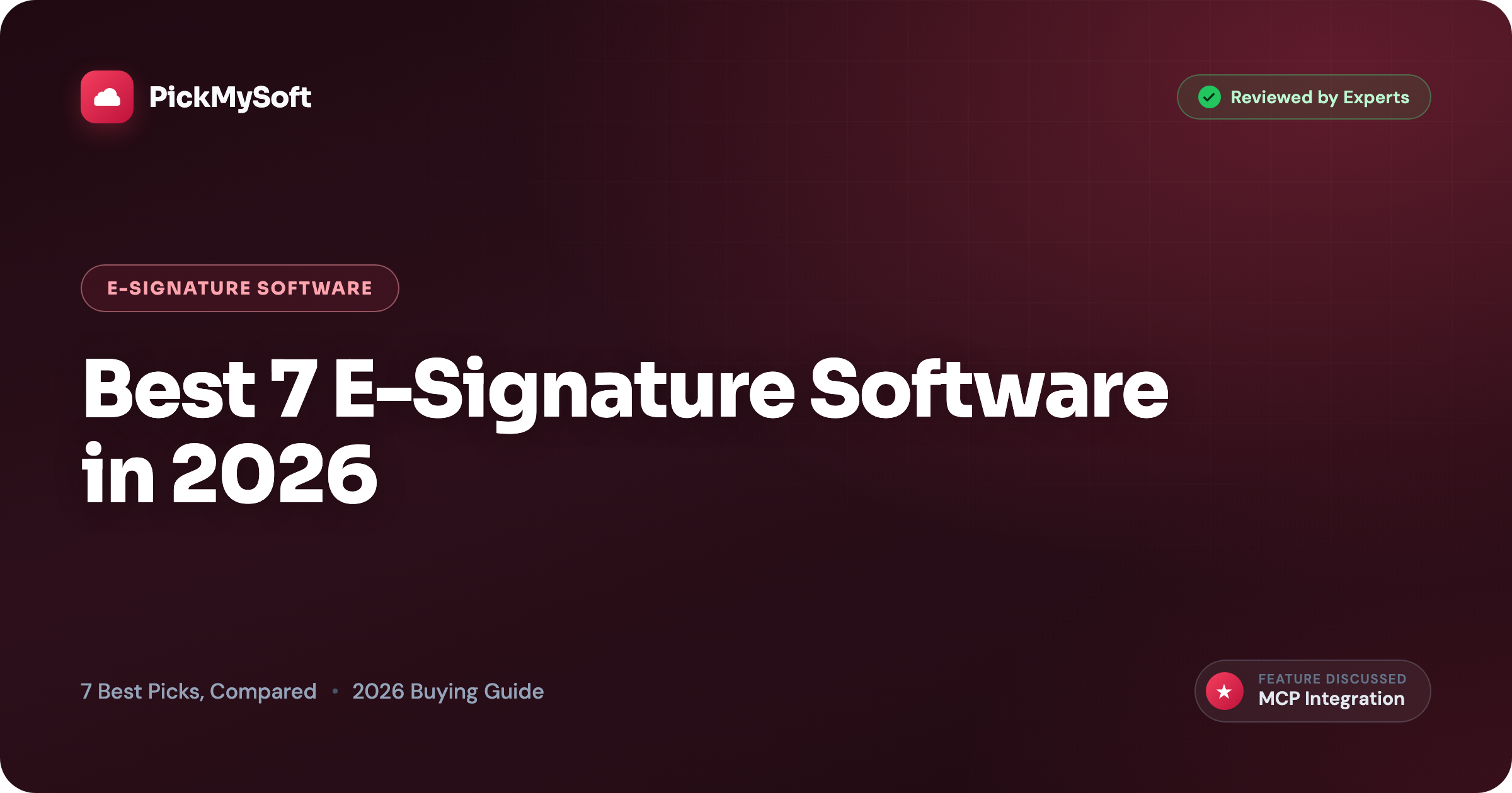 Best 7 E-Signature Software in 2026