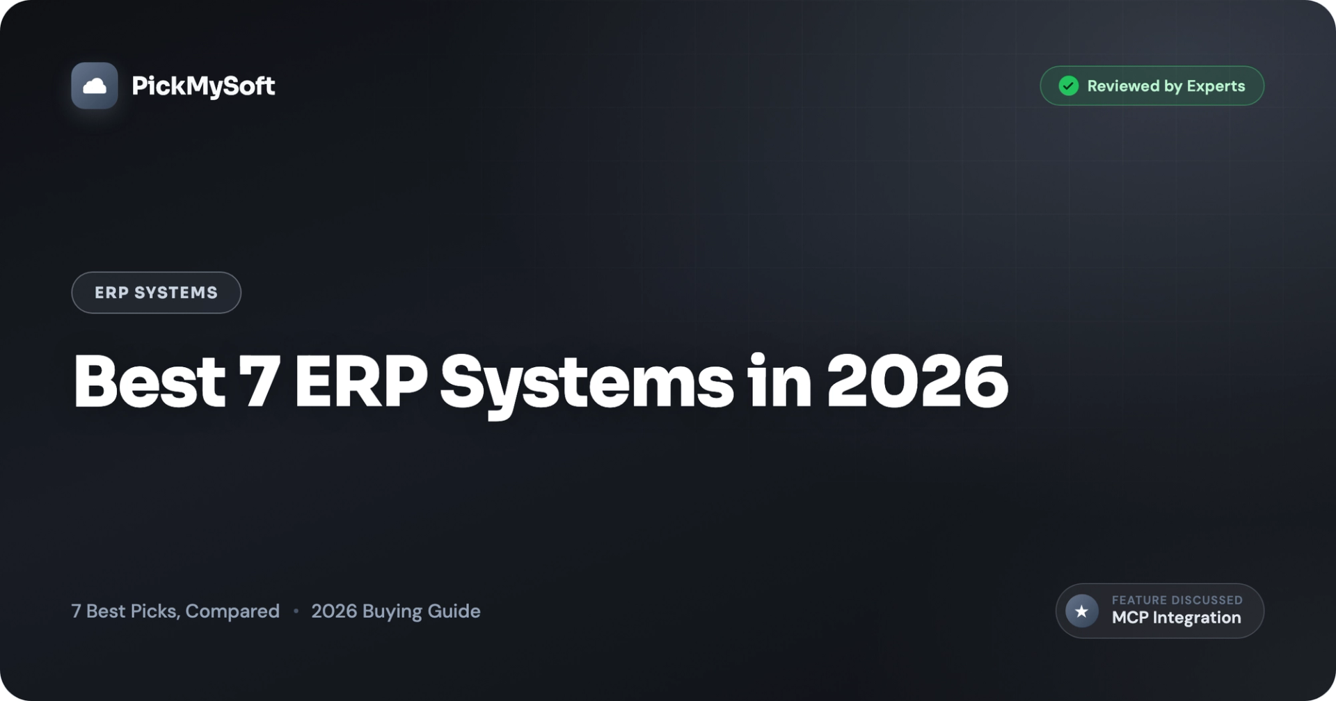 Best 7 ERP Systems in 2026