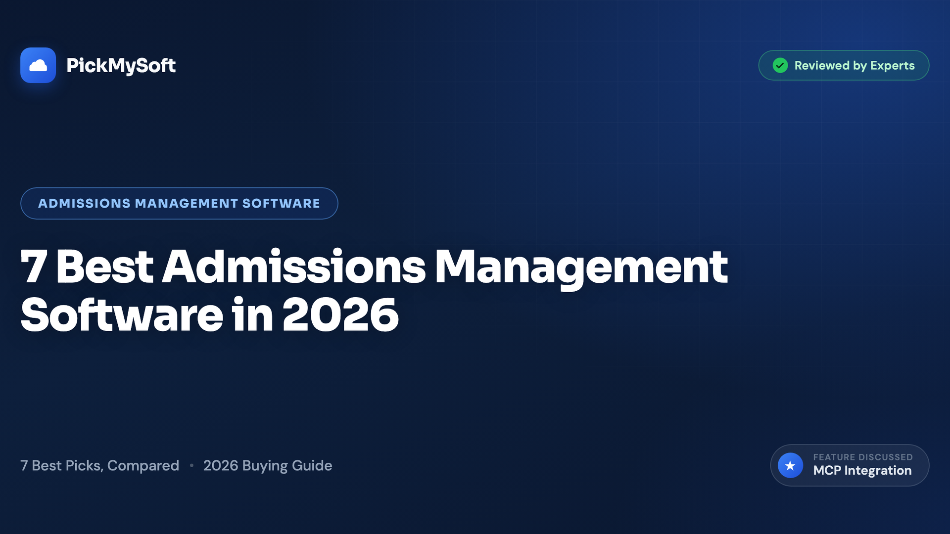7 Best Admissions Management Software in 2026
