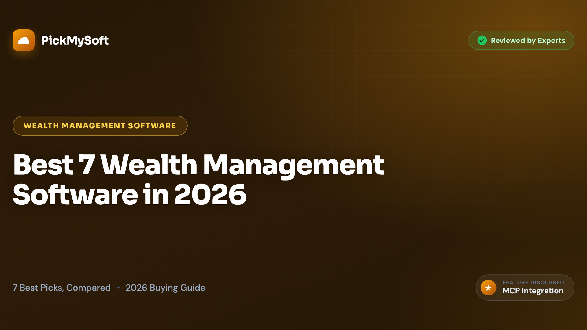 Best 7 Wealth Management Software in 2026