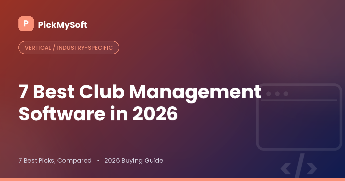 Best Club Management Software
