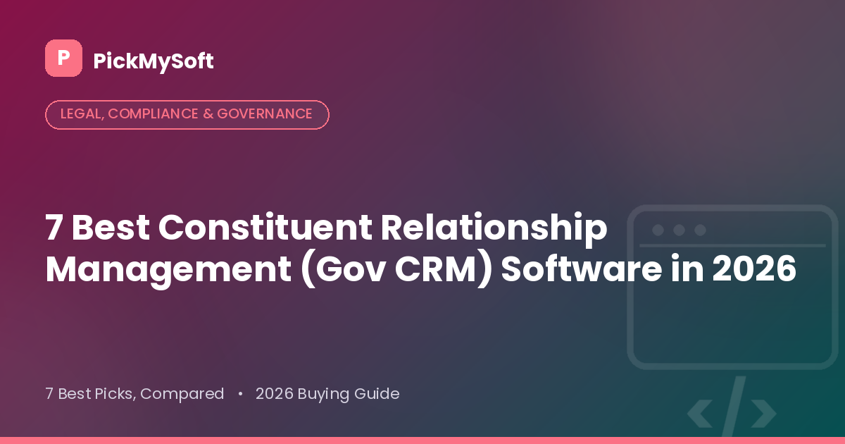 Best Constituent Relationship Management