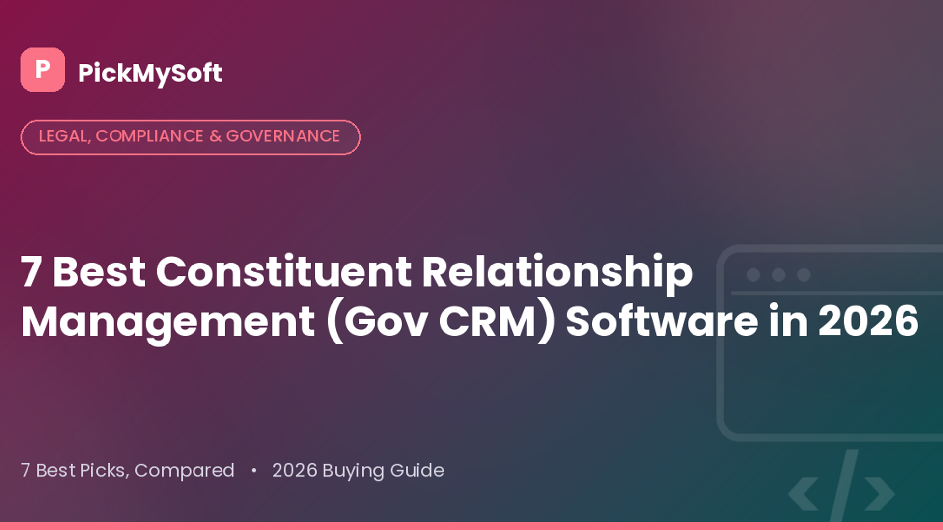 Best Constituent Relationship Management