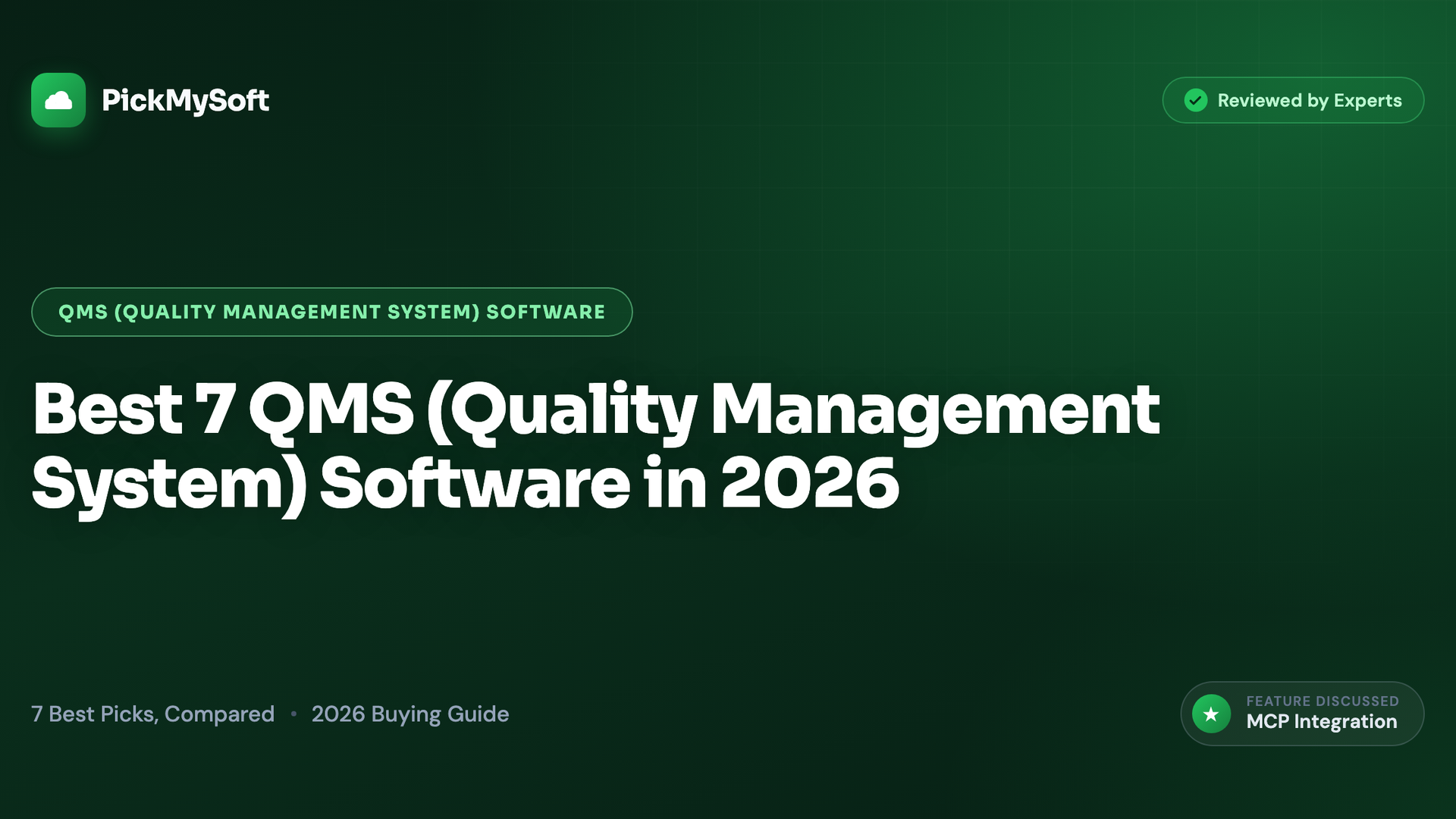 Best 7 QMS (Quality Management System) Software in 2026