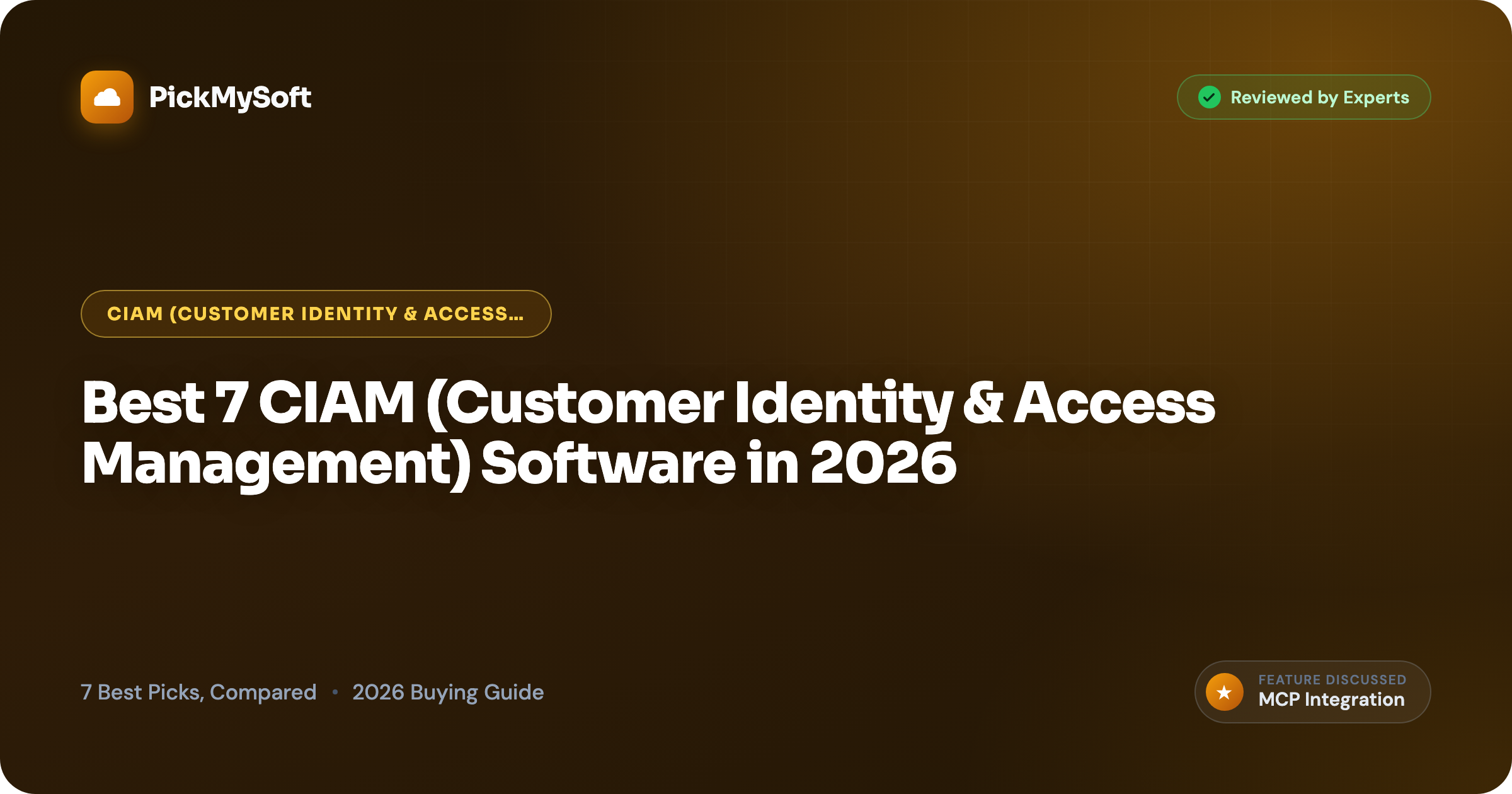 Best 7 CIAM (Customer Identity & Access Management) Software in 2026