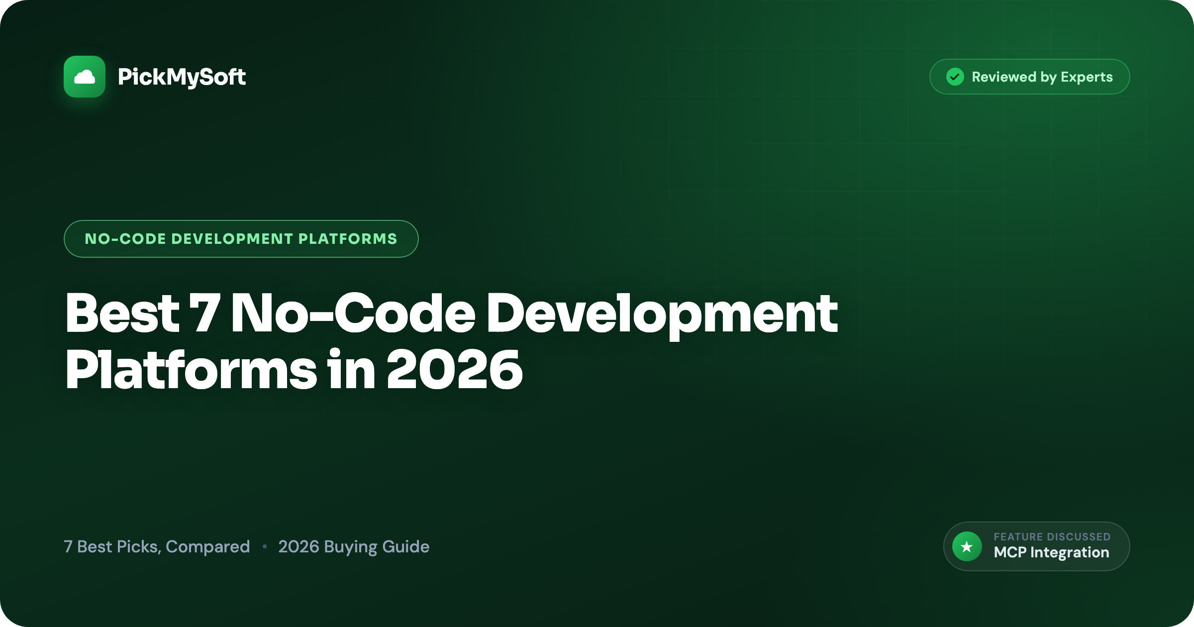Best 7 No-Code Development Platforms in 2026