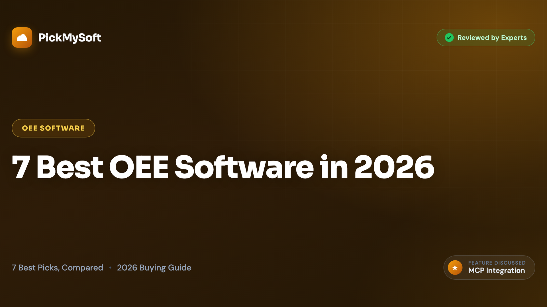 7 Best OEE Software in 2026