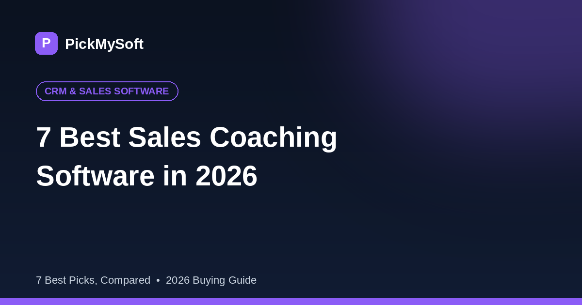 7 Best Sales Coaching Software in 2026