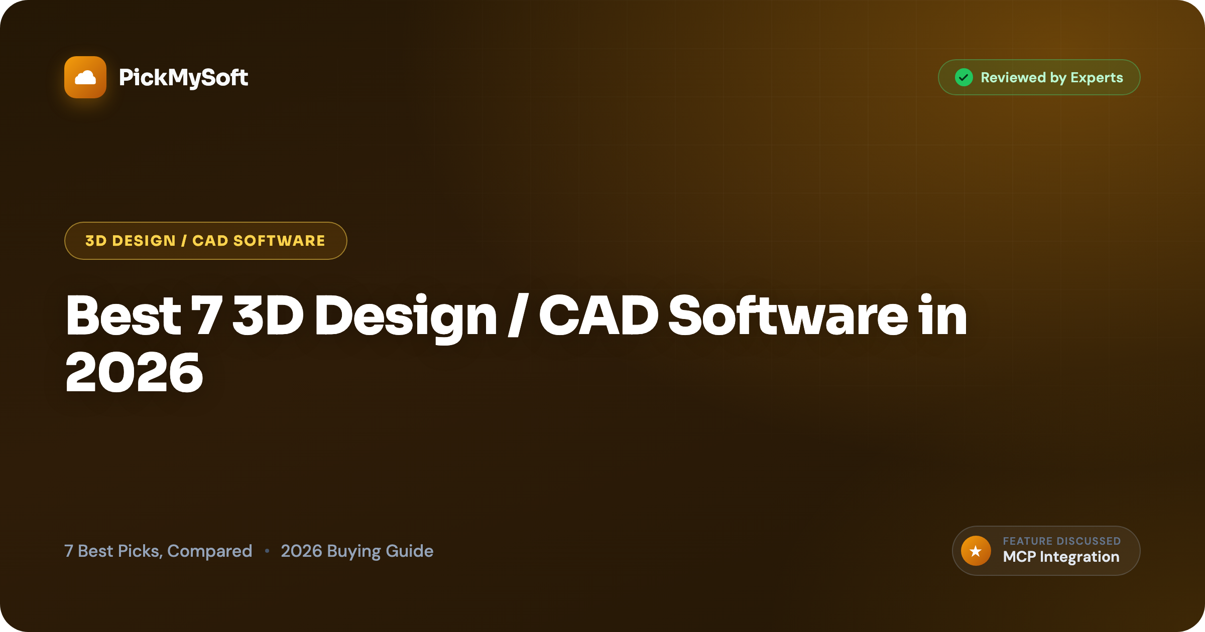 Best 7 3D Design / CAD Software in 2026
