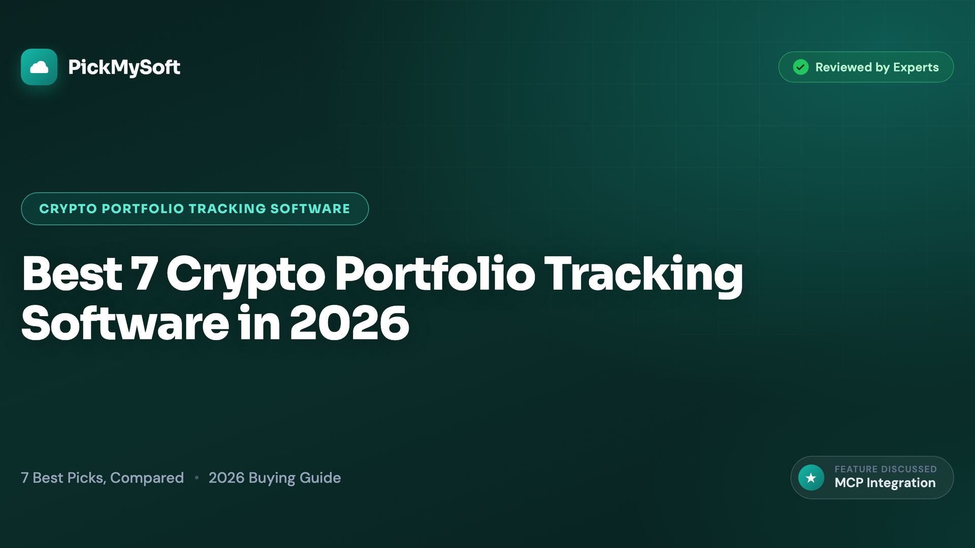 Best 7 Crypto Portfolio Tracking Software in 2026
