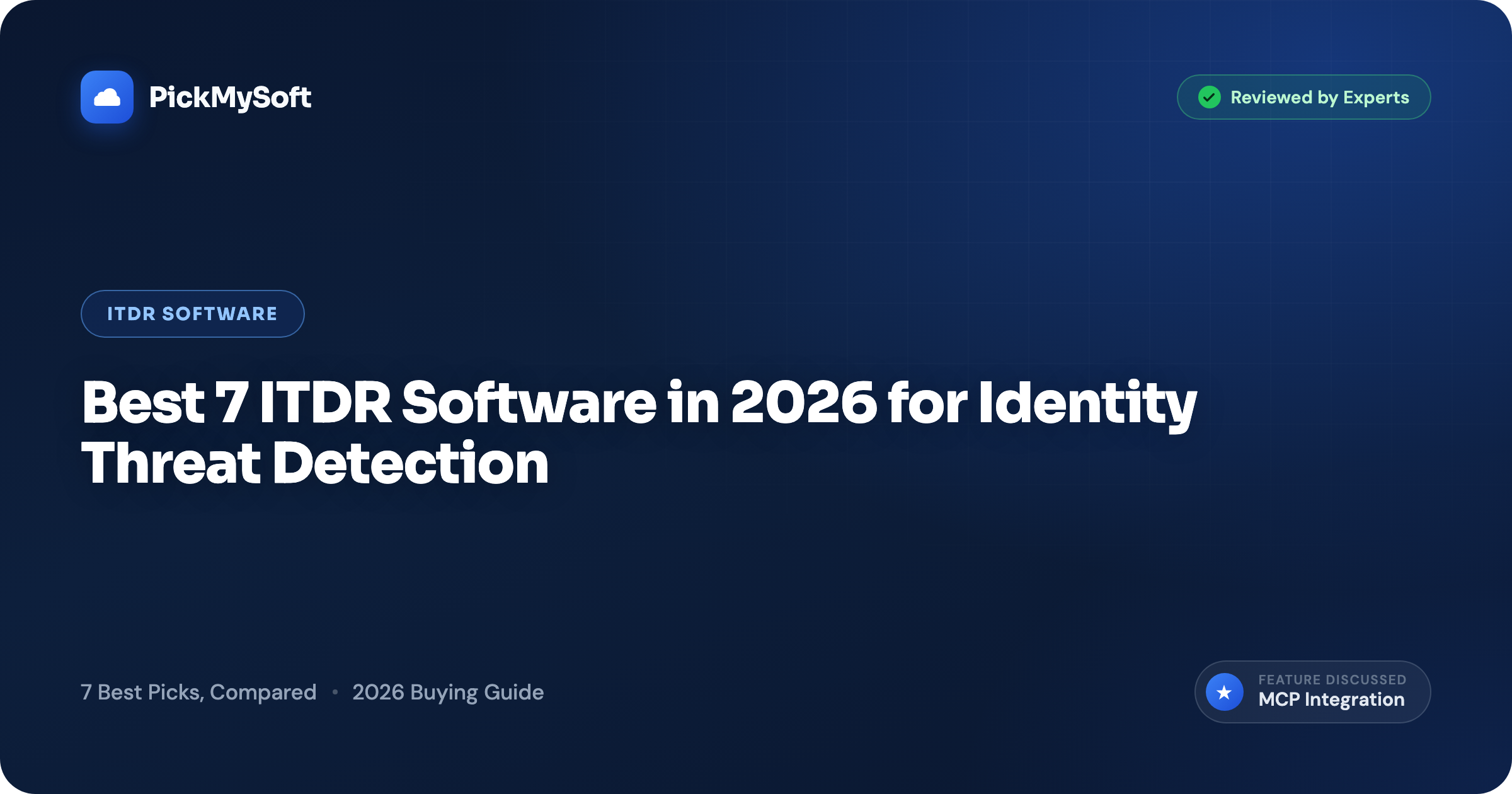 Best 7 ITDR Software in 2026 for Identity Threat Detection