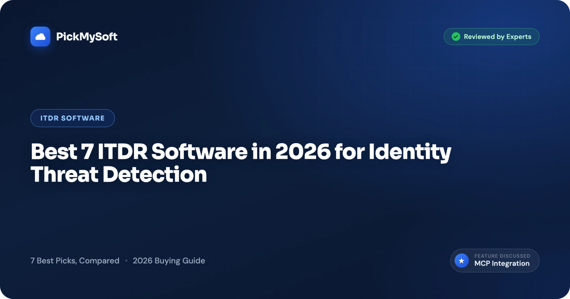Best 7 ITDR Software in 2026 for Identity Threat Detection