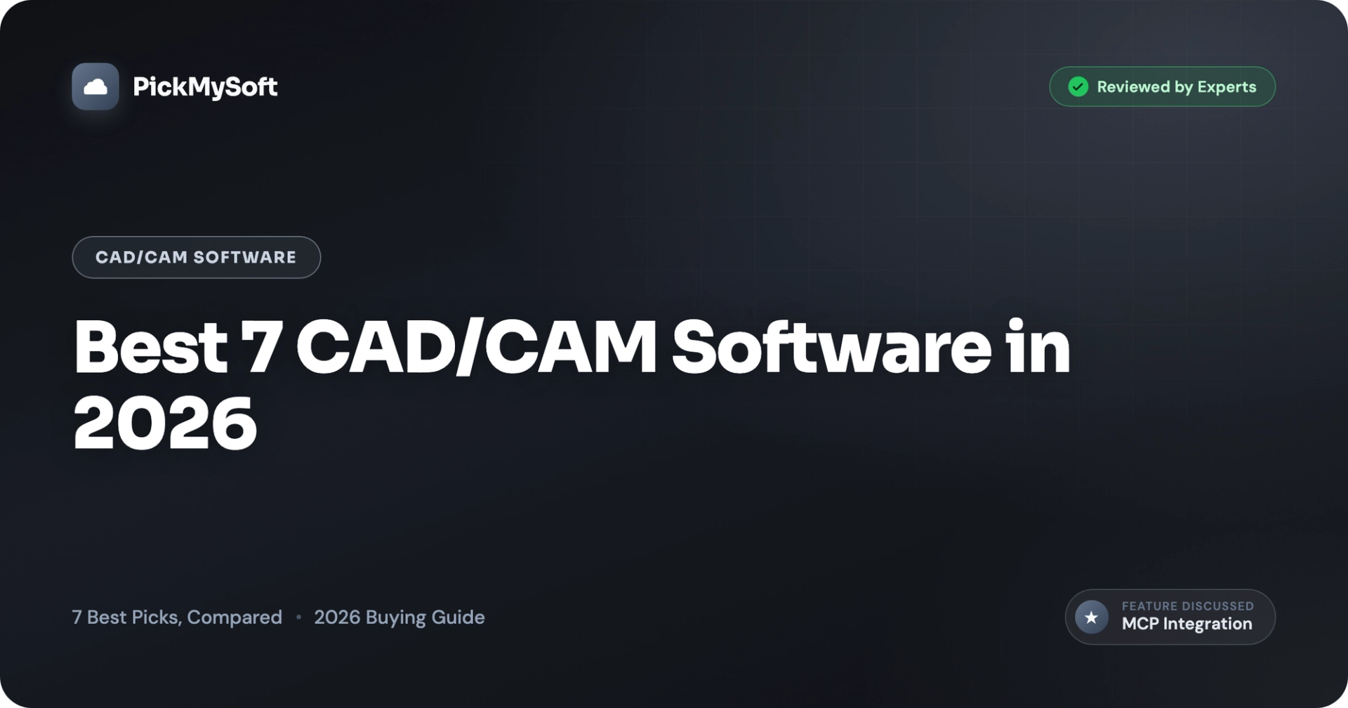 Best 7 CAD/CAM Software in 2026