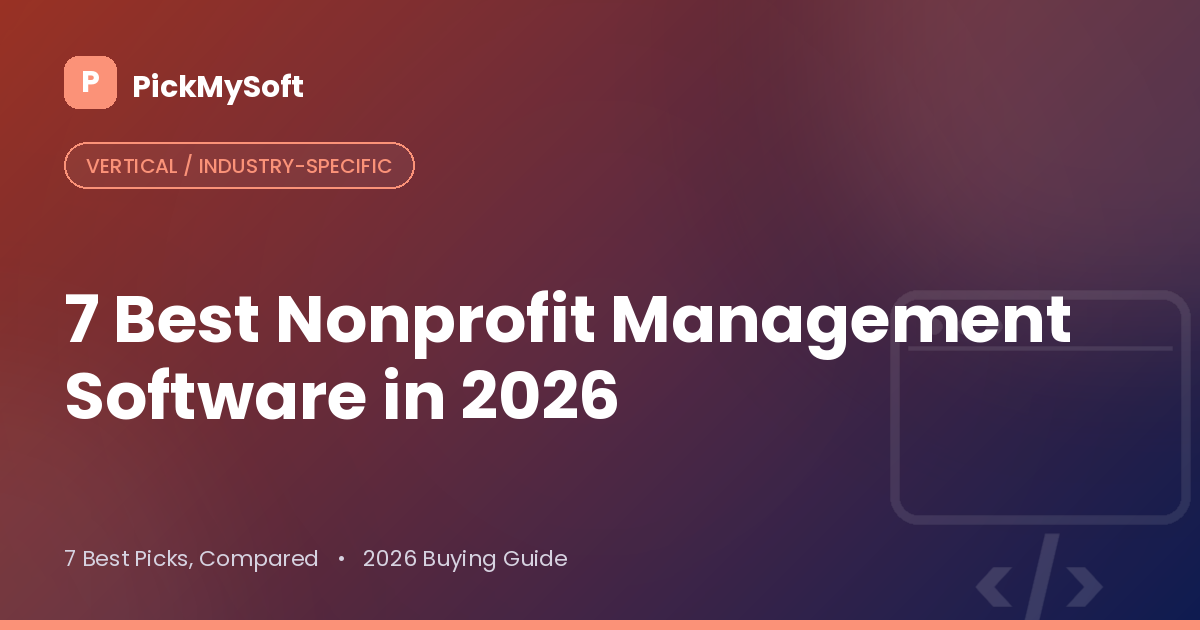 Best Nonprofit Management Software 