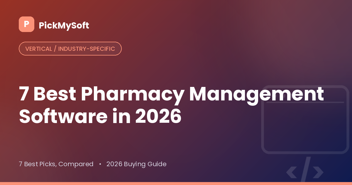 Best Pharmacy Management Software