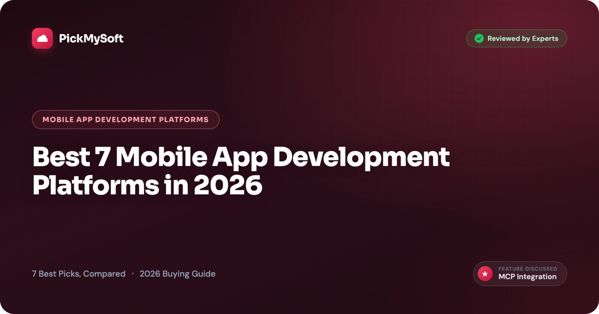 Best 7 Mobile App Development Platforms in 2026