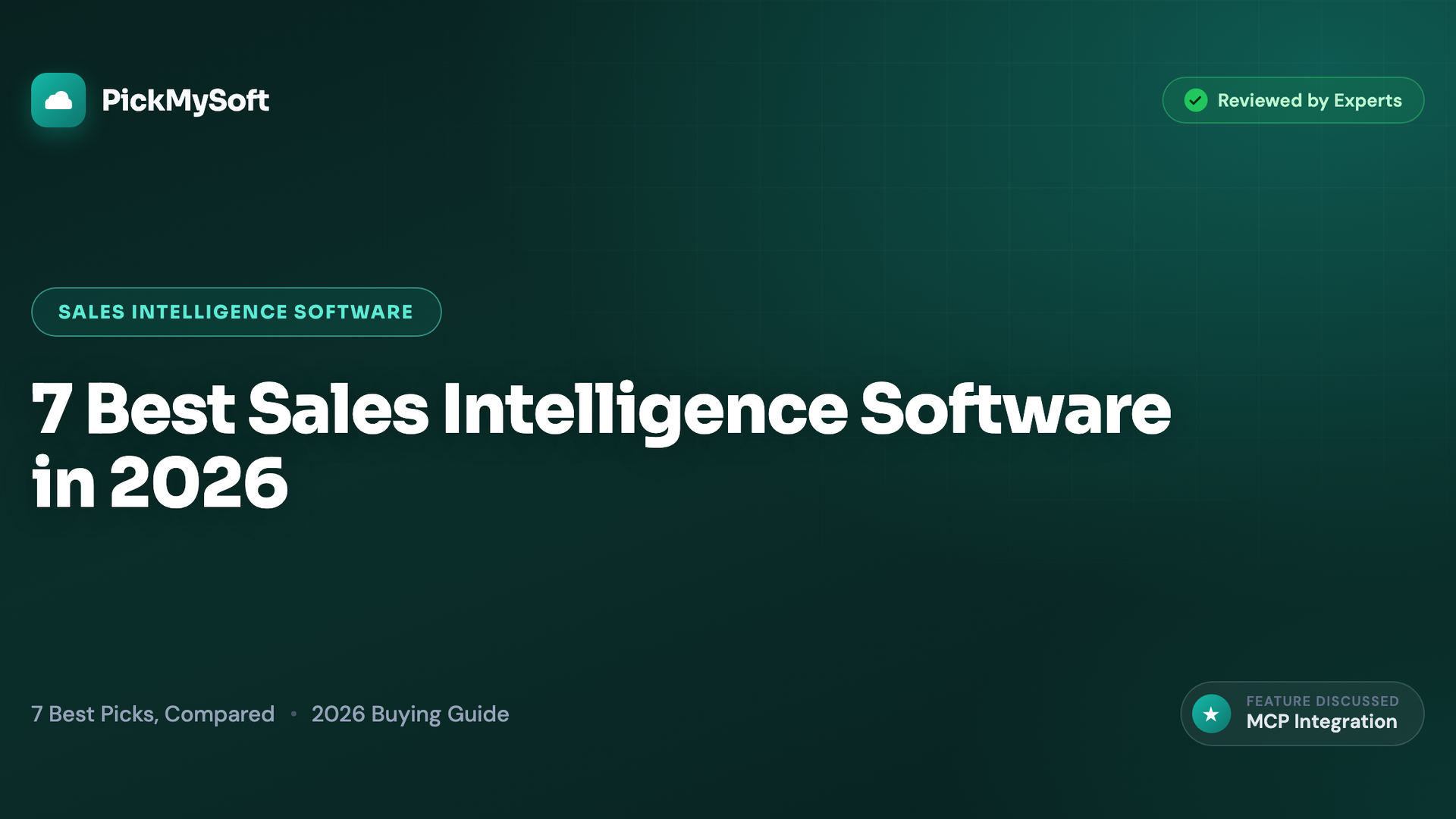 7 Best Sales Intelligence Software in 2026