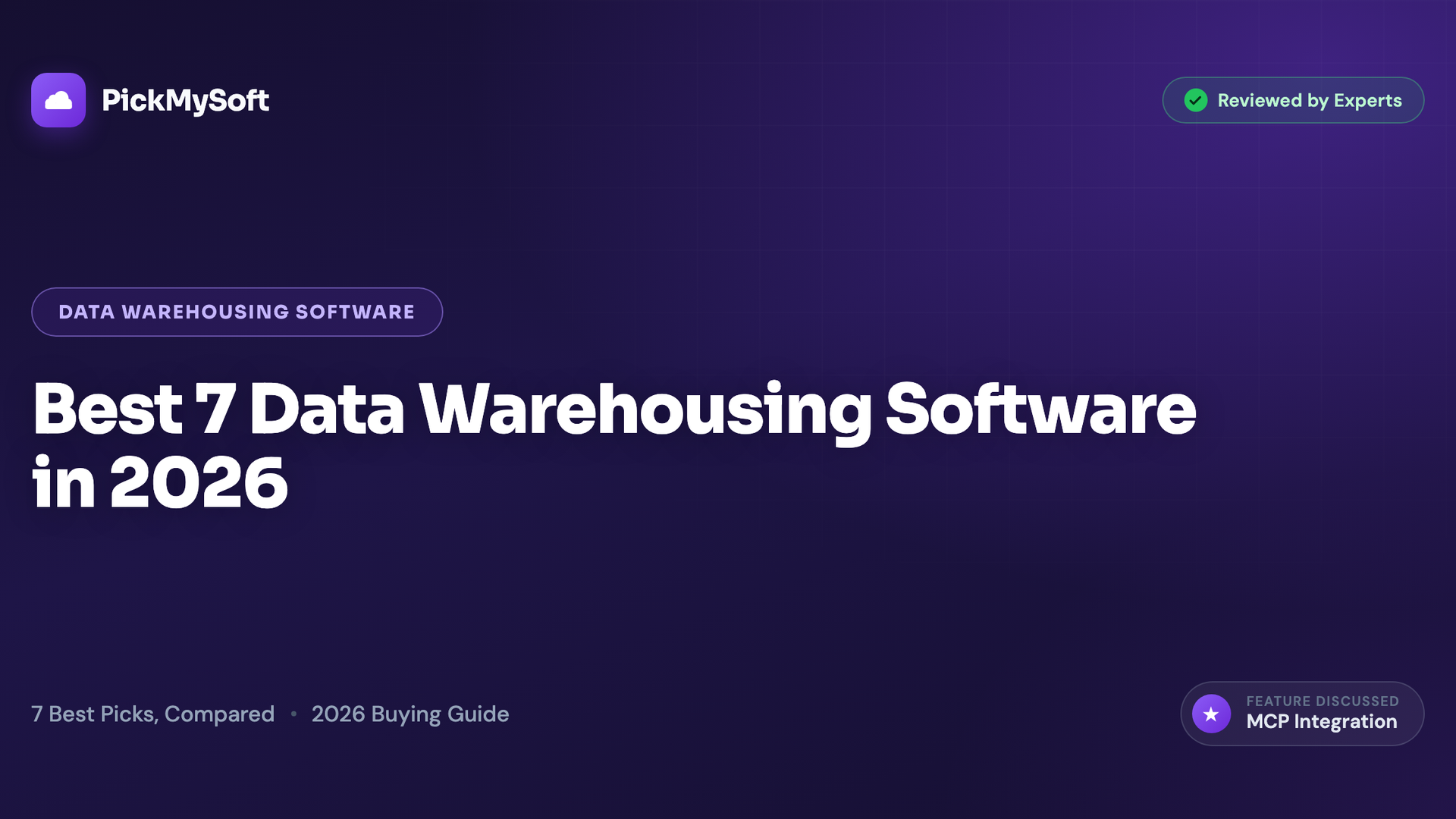 Best 7 Data Warehousing Software in 2026
