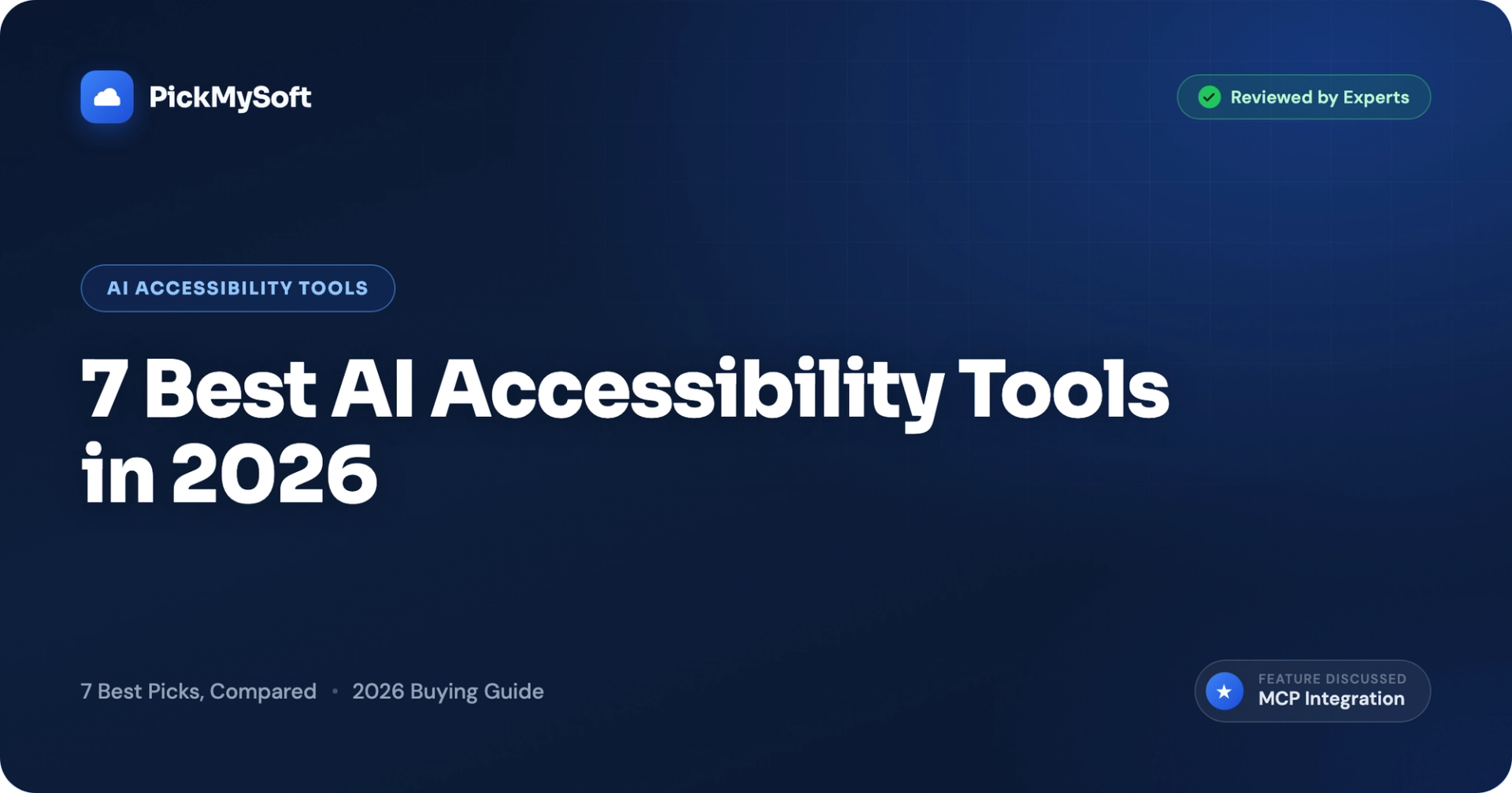 7 Best AI Accessibility Tools in 2026
