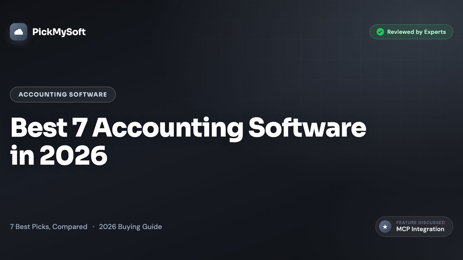 Best 7 Accounting Software in 2026