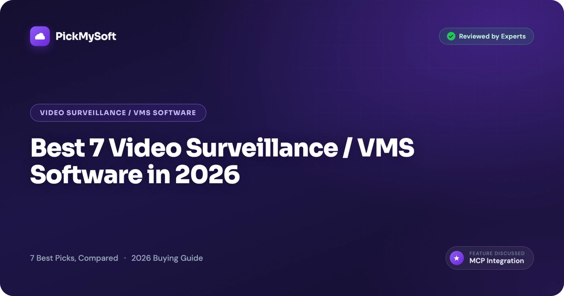 Best 7 Video Surveillance / VMS Software in 2026