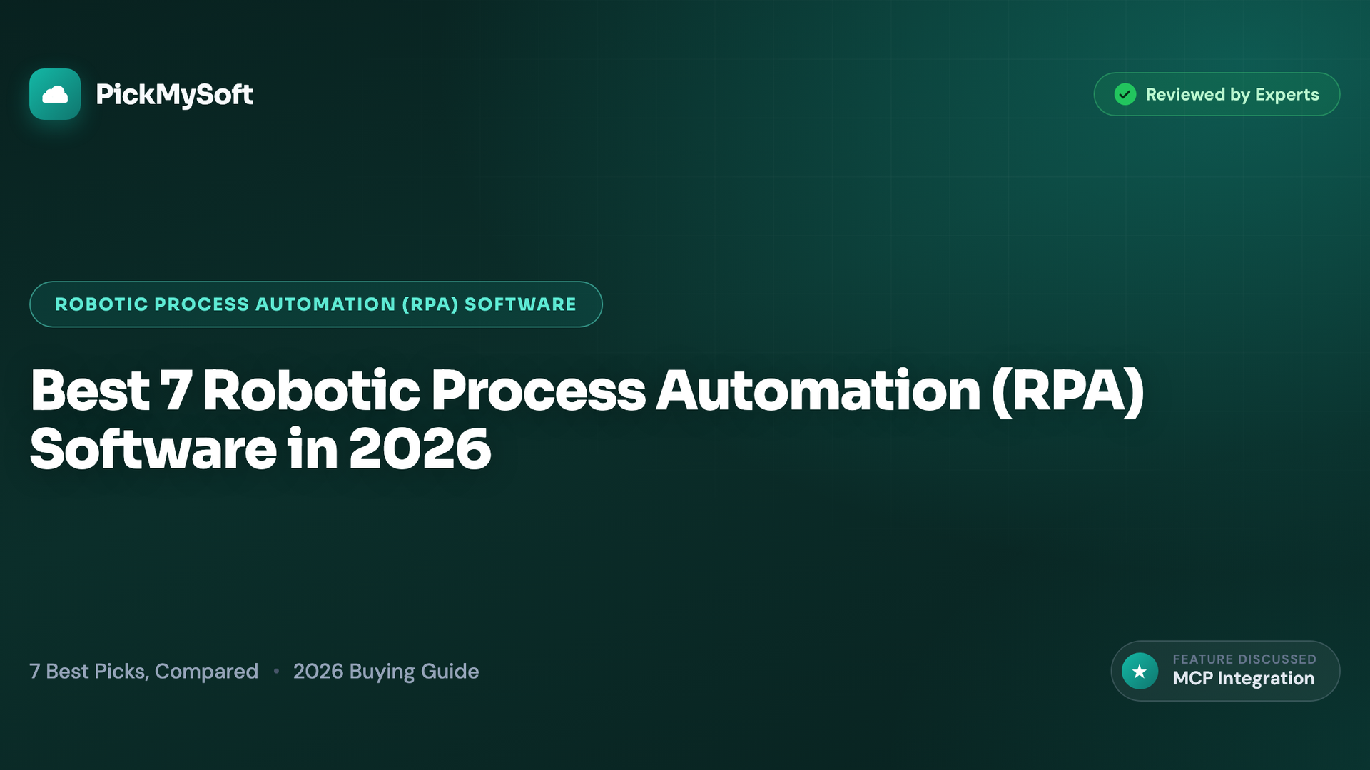 Best 7 Robotic Process Automation (RPA) Software in 2026