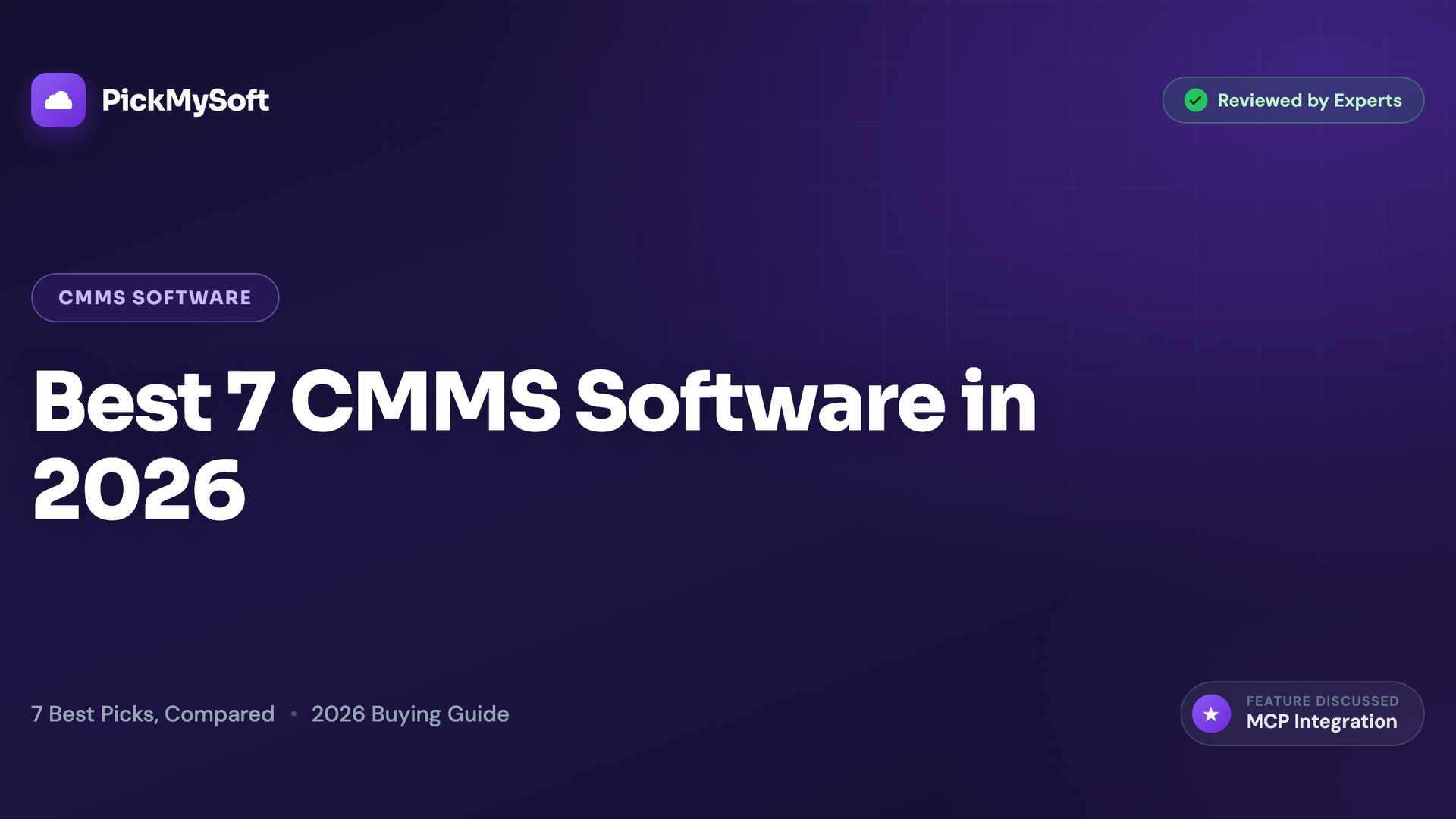 Best 7 CMMS Software in 2026