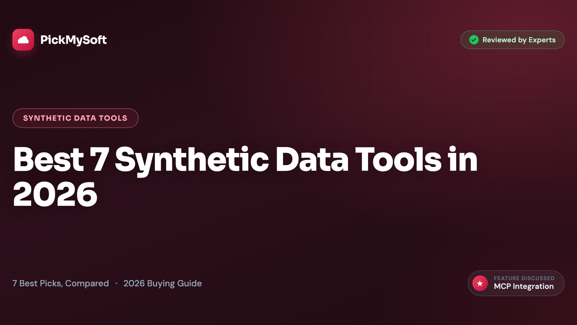 Best 7 Synthetic Data Tools in 2026