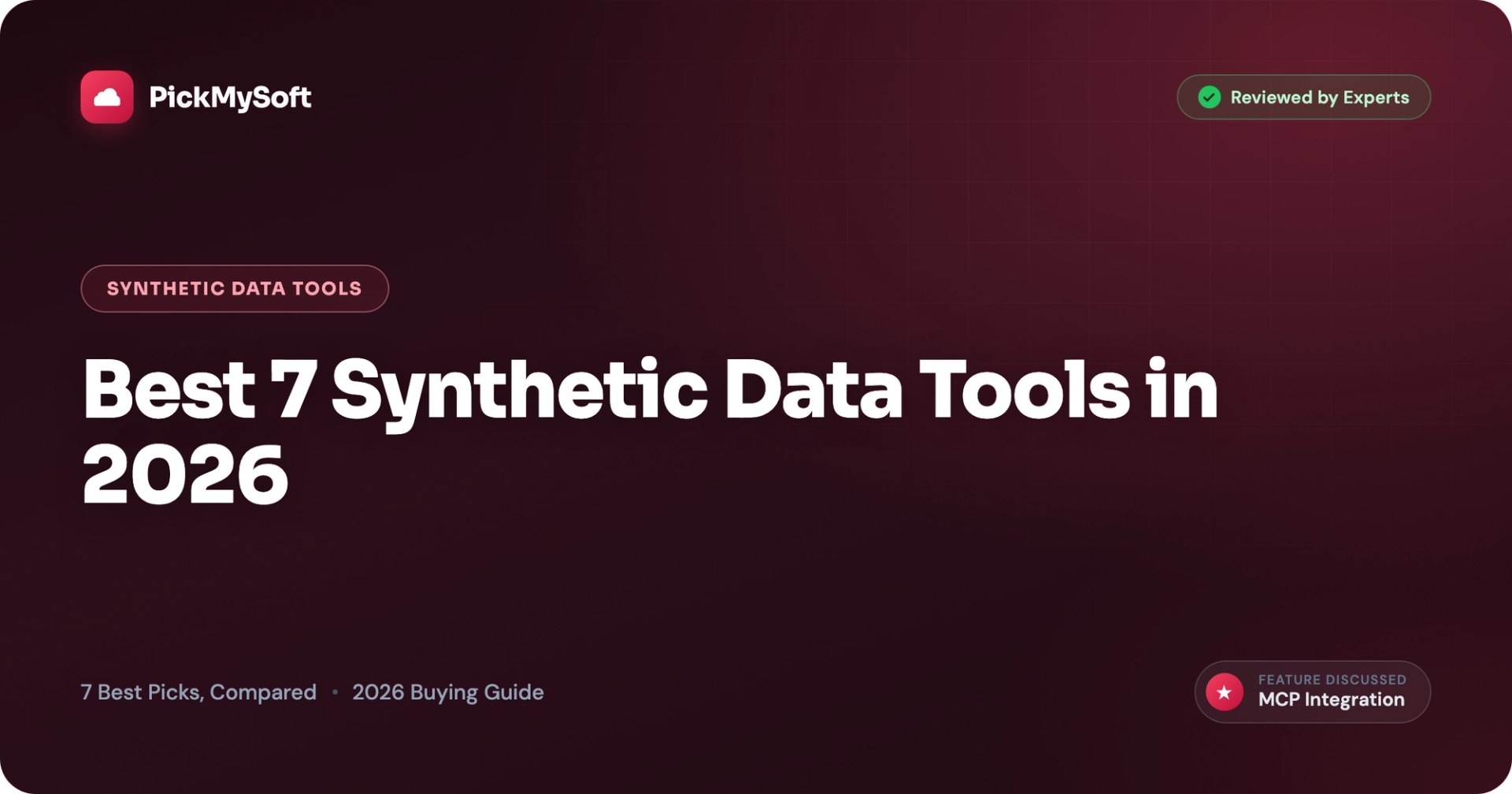 Best 7 Synthetic Data Tools in 2026