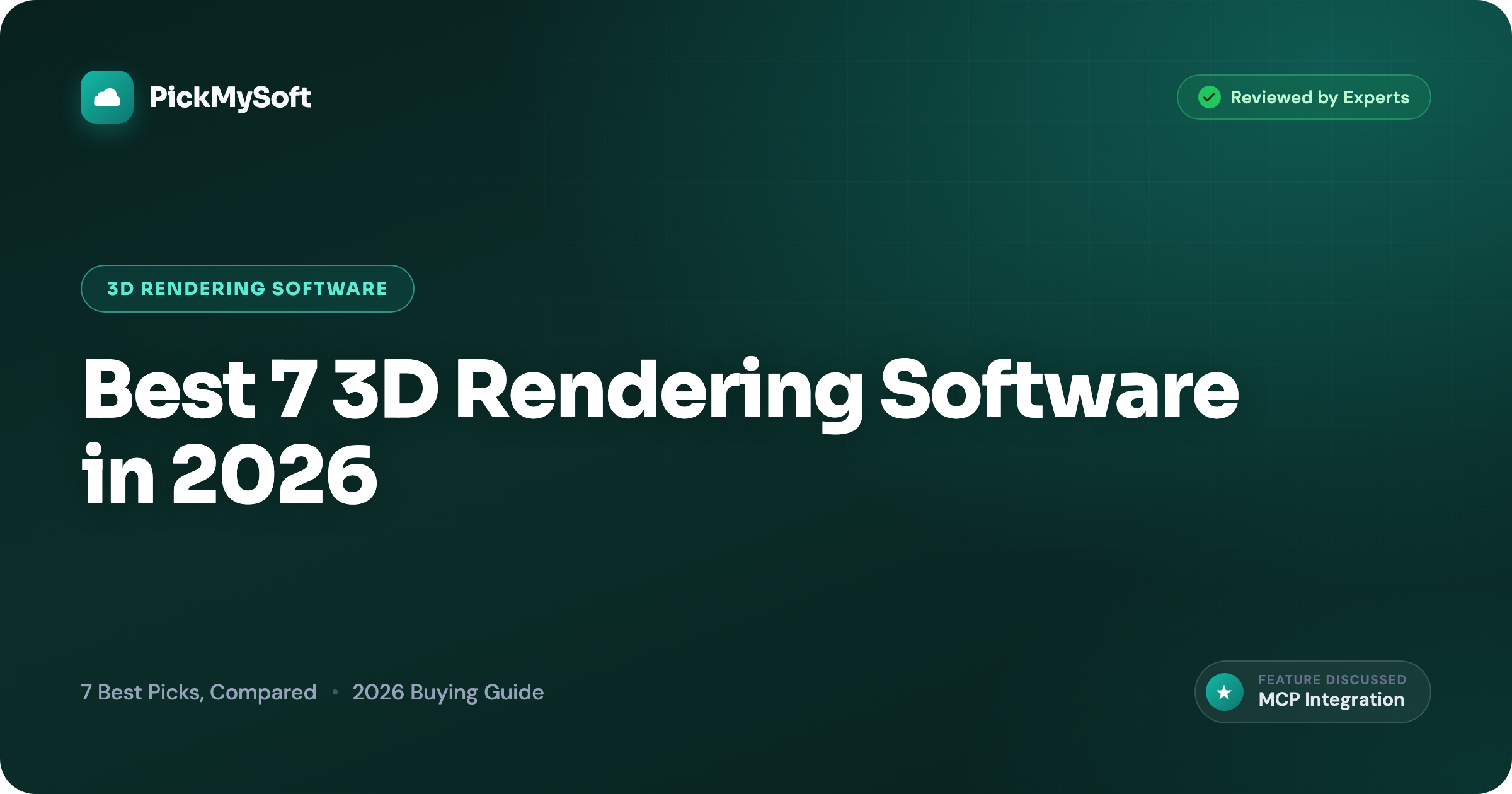 Best 7 3D Rendering Software in 2026