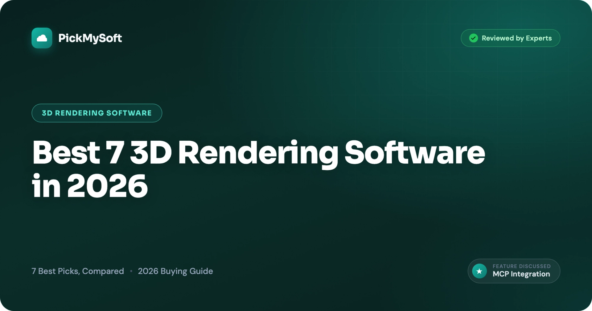 Best 7 3D Rendering Software in 2026