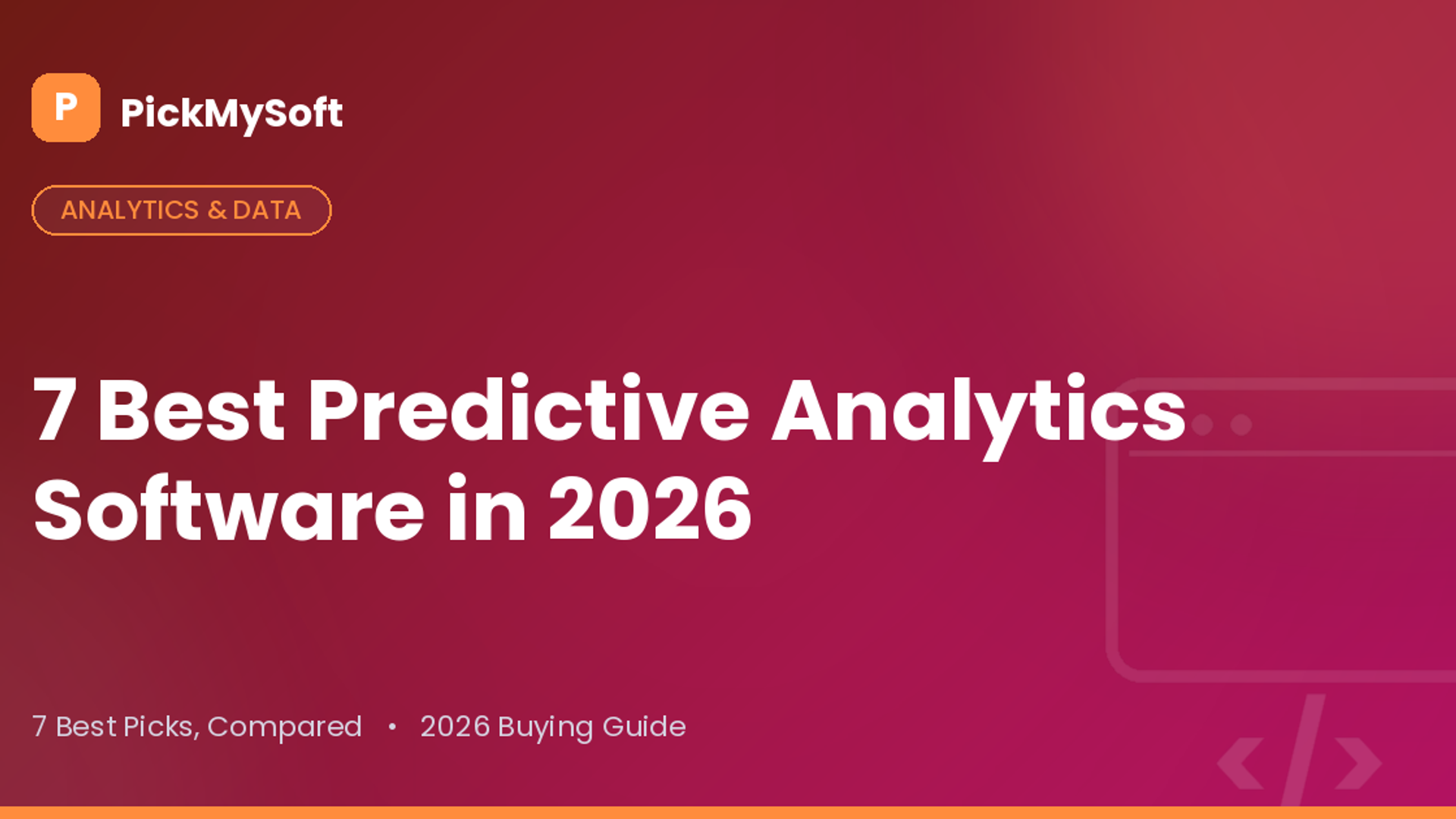 Best Predictive Analytics Software