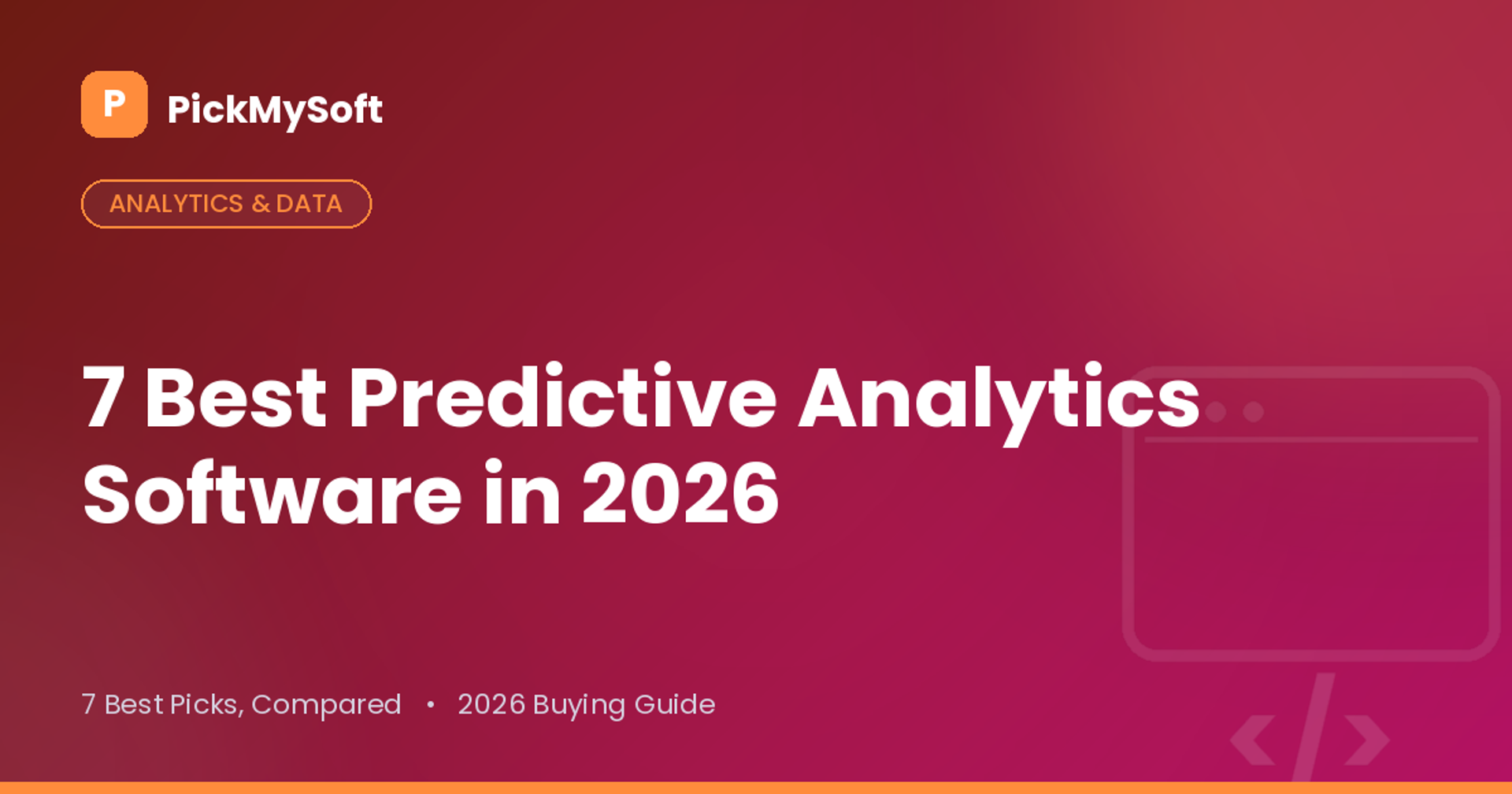 Best Predictive Analytics Software