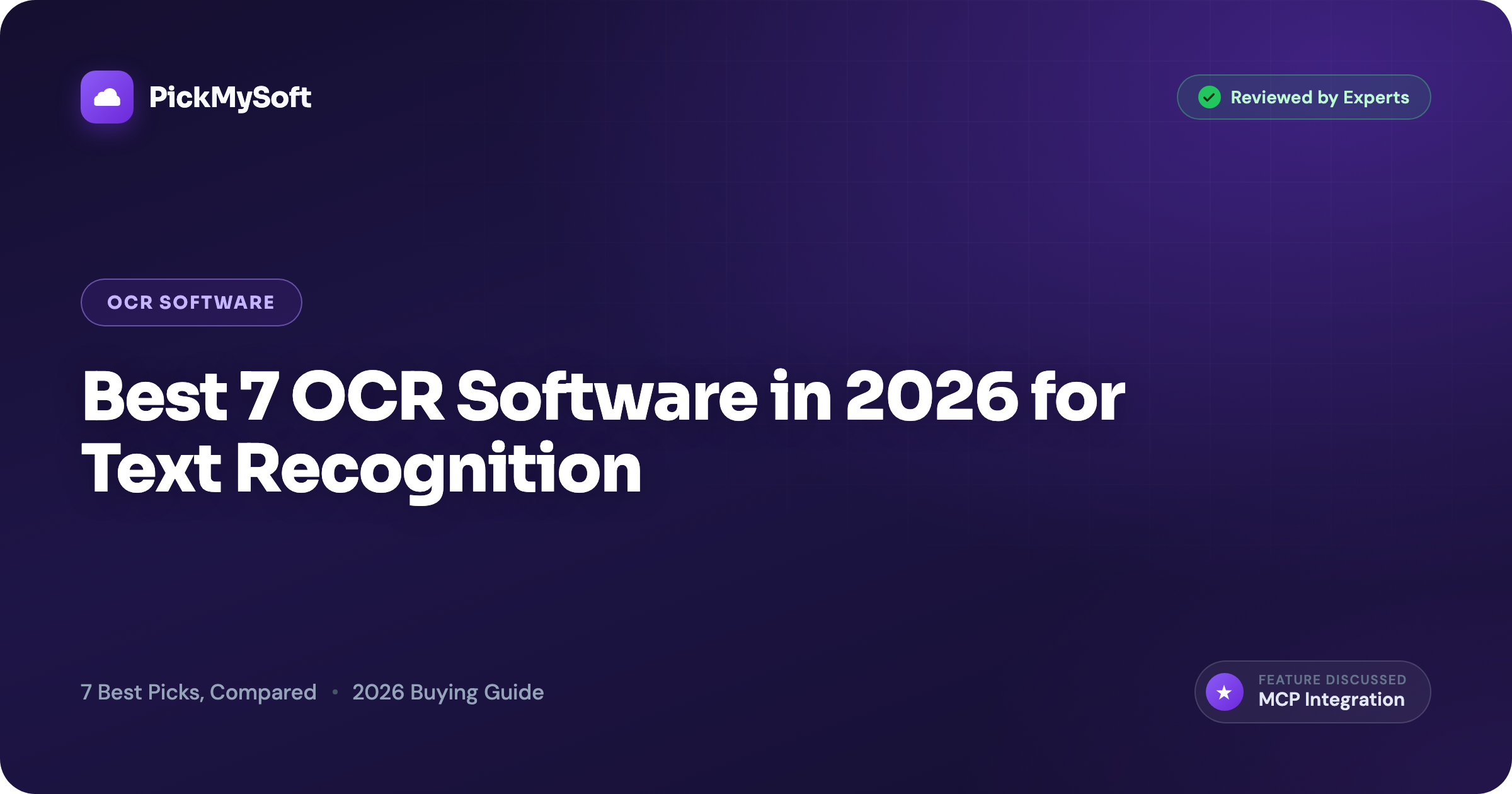 Best 7 OCR Software in 2026 for Text Recognition