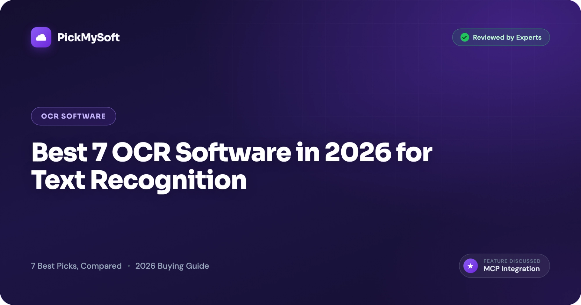 Best 7 OCR Software in 2026 for Text Recognition
