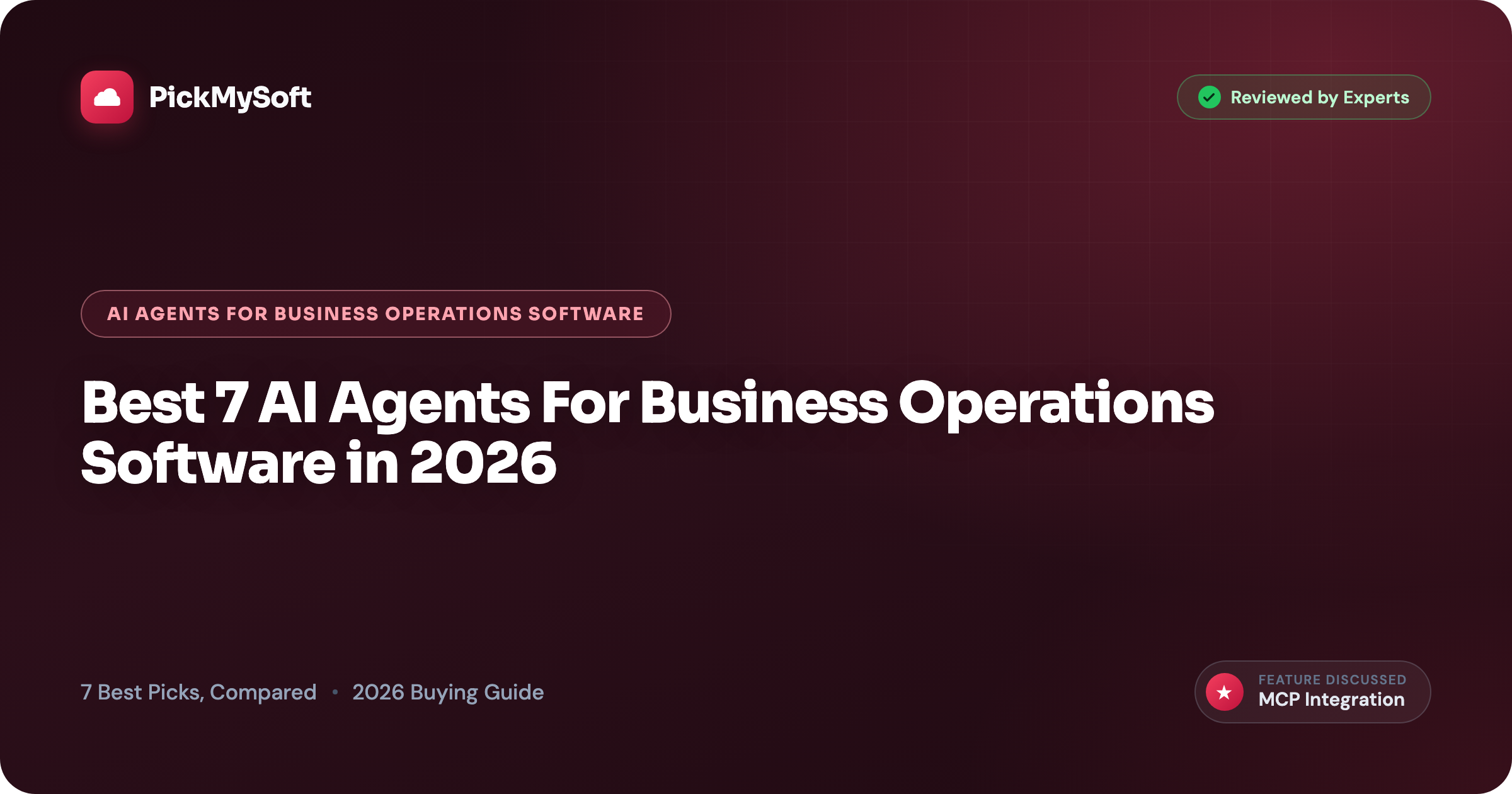 Best 7 AI Agents For Business Operations Software in 2026