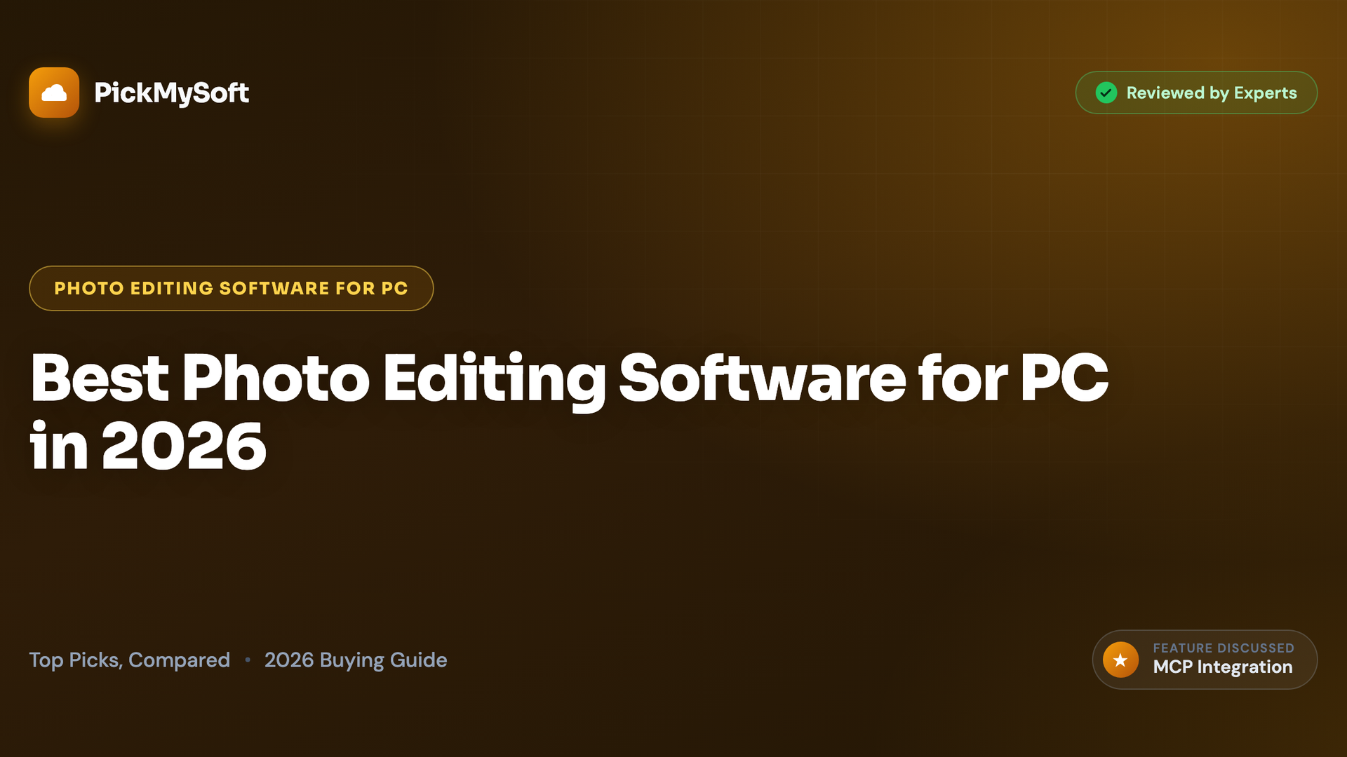 Best Photo Editing Software for PC in 2026