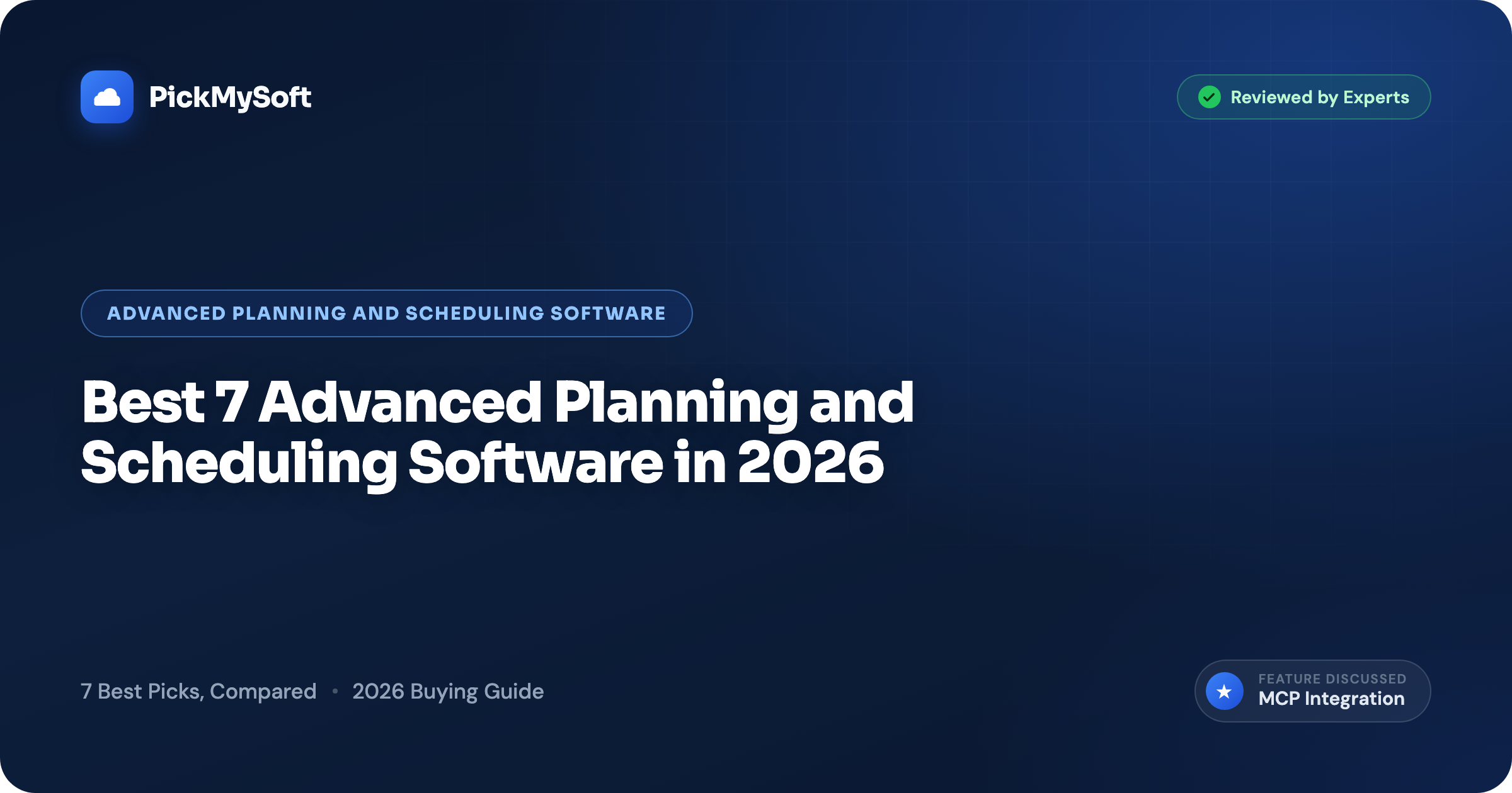 Best 7 Advanced Planning and Scheduling Software in 2026