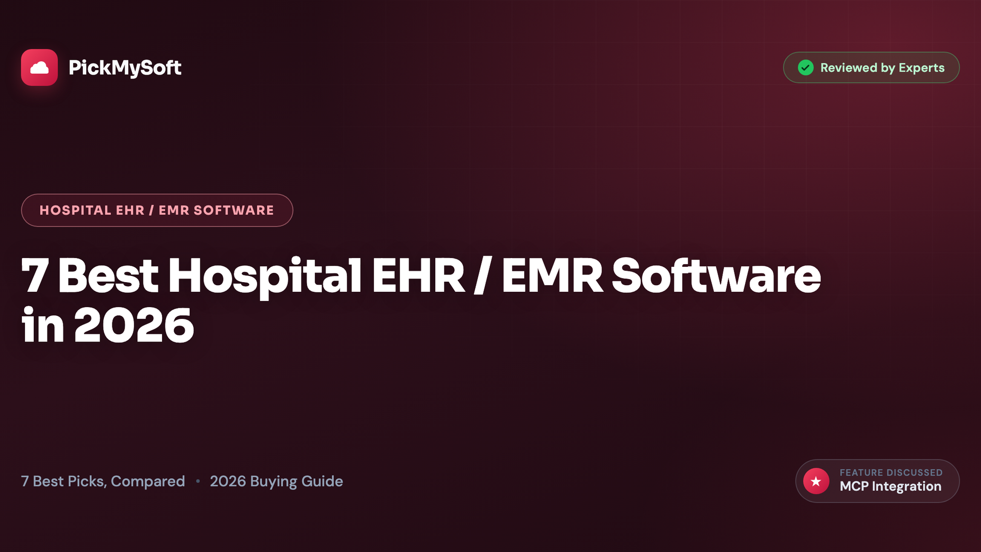 7 Best Hospital EHR / EMR Software in 2026