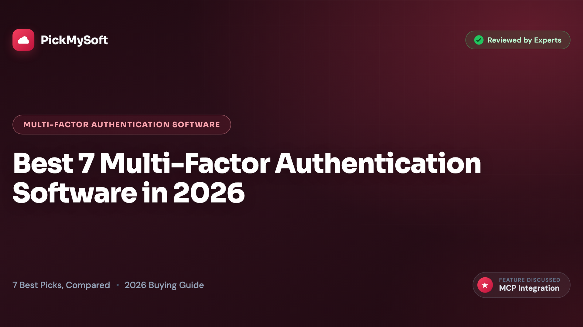 Best 7 Multi-Factor Authentication Software in 2026