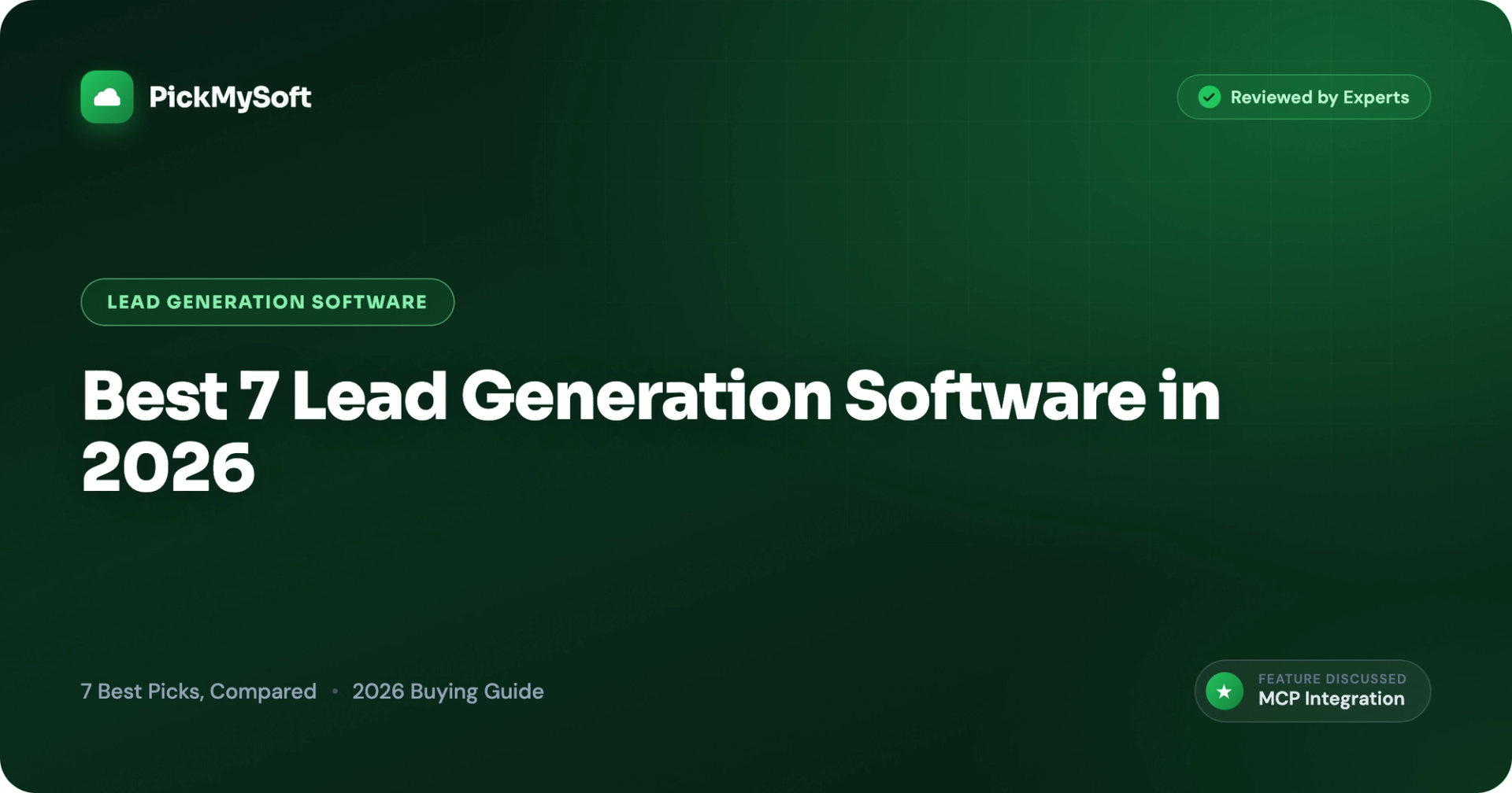 Best 7 Lead Generation Software in 2026