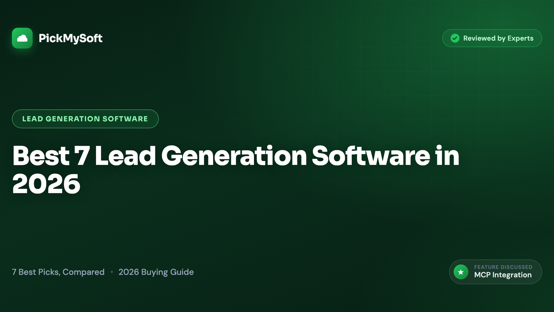 Best 7 Lead Generation Software in 2026