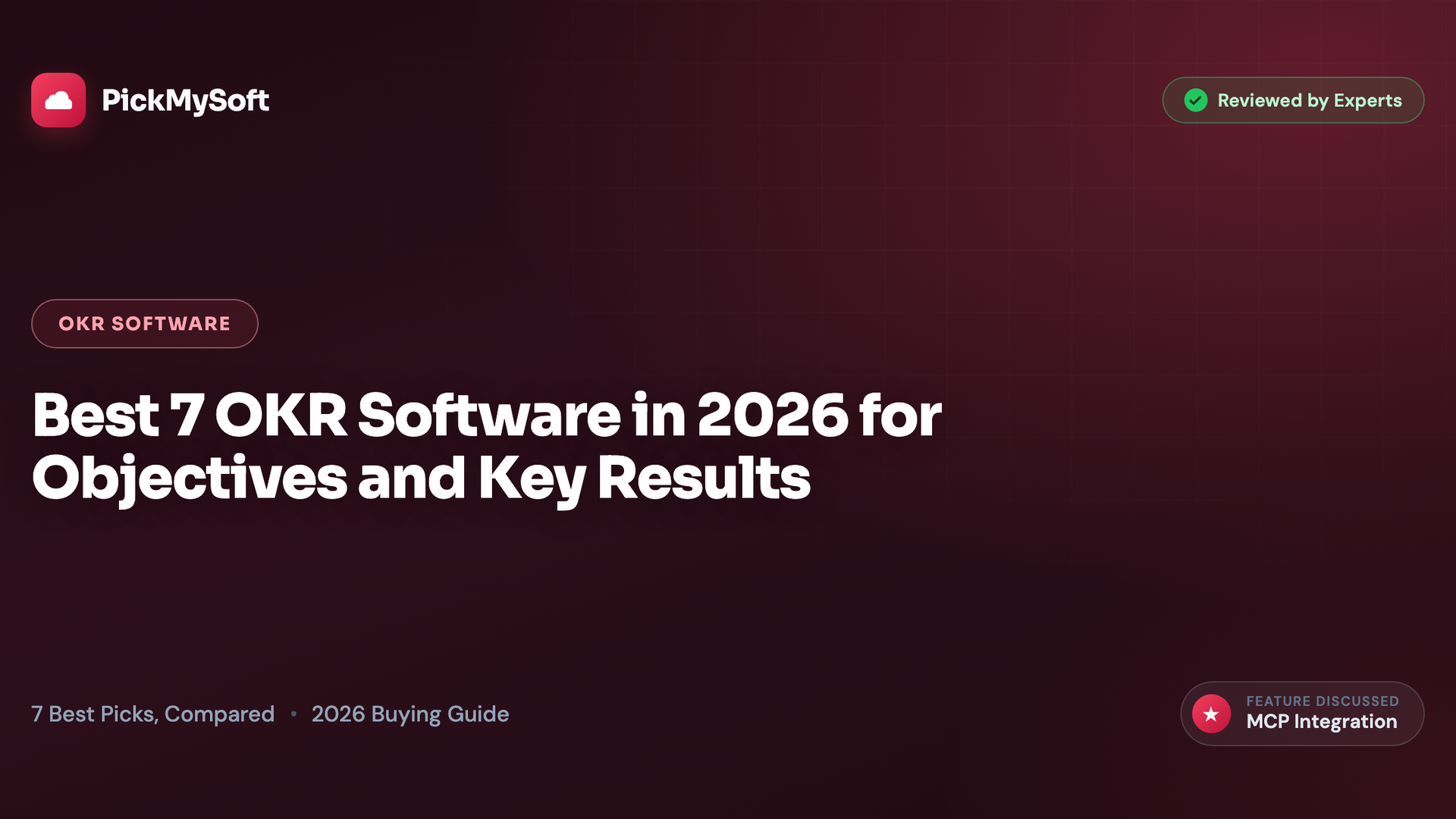 Best 7 OKR Software in 2026 for Objectives and Key Results