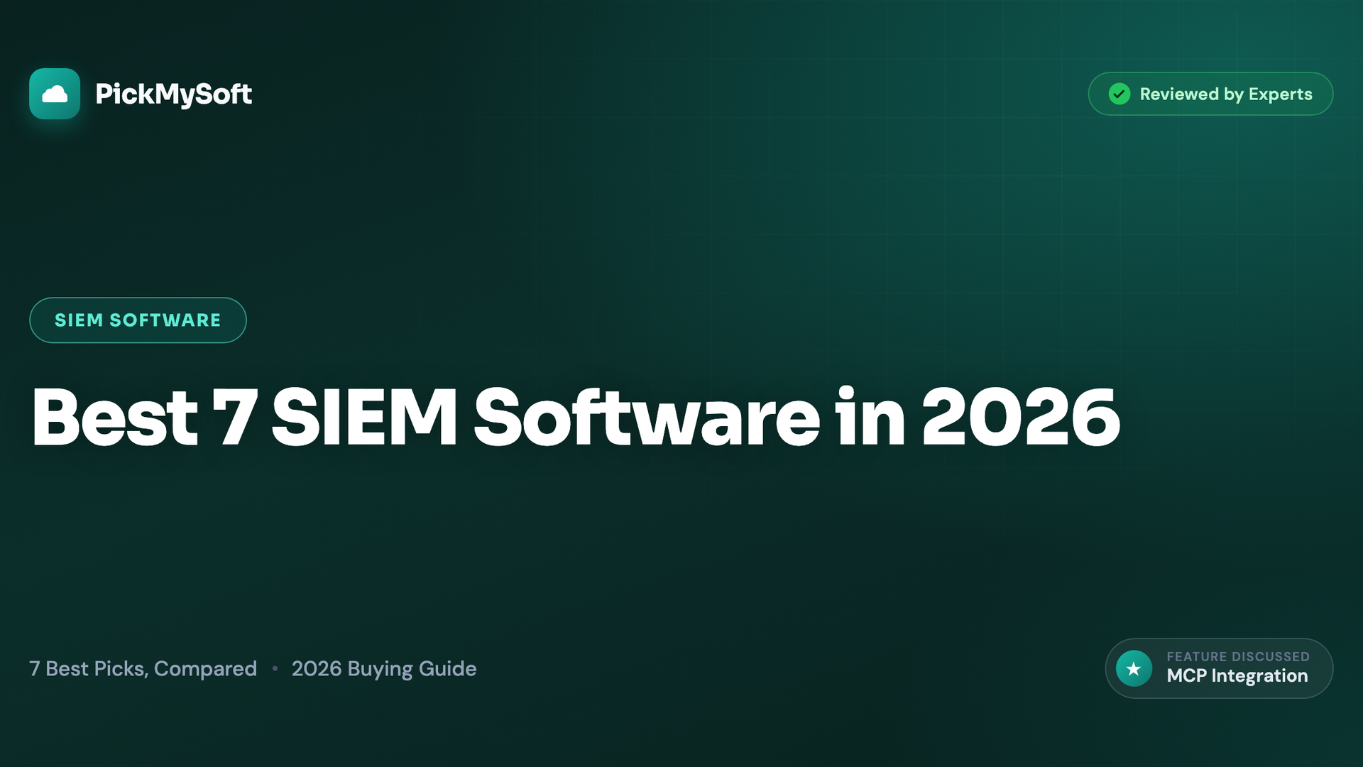 Best 7 SIEM Software in 2026